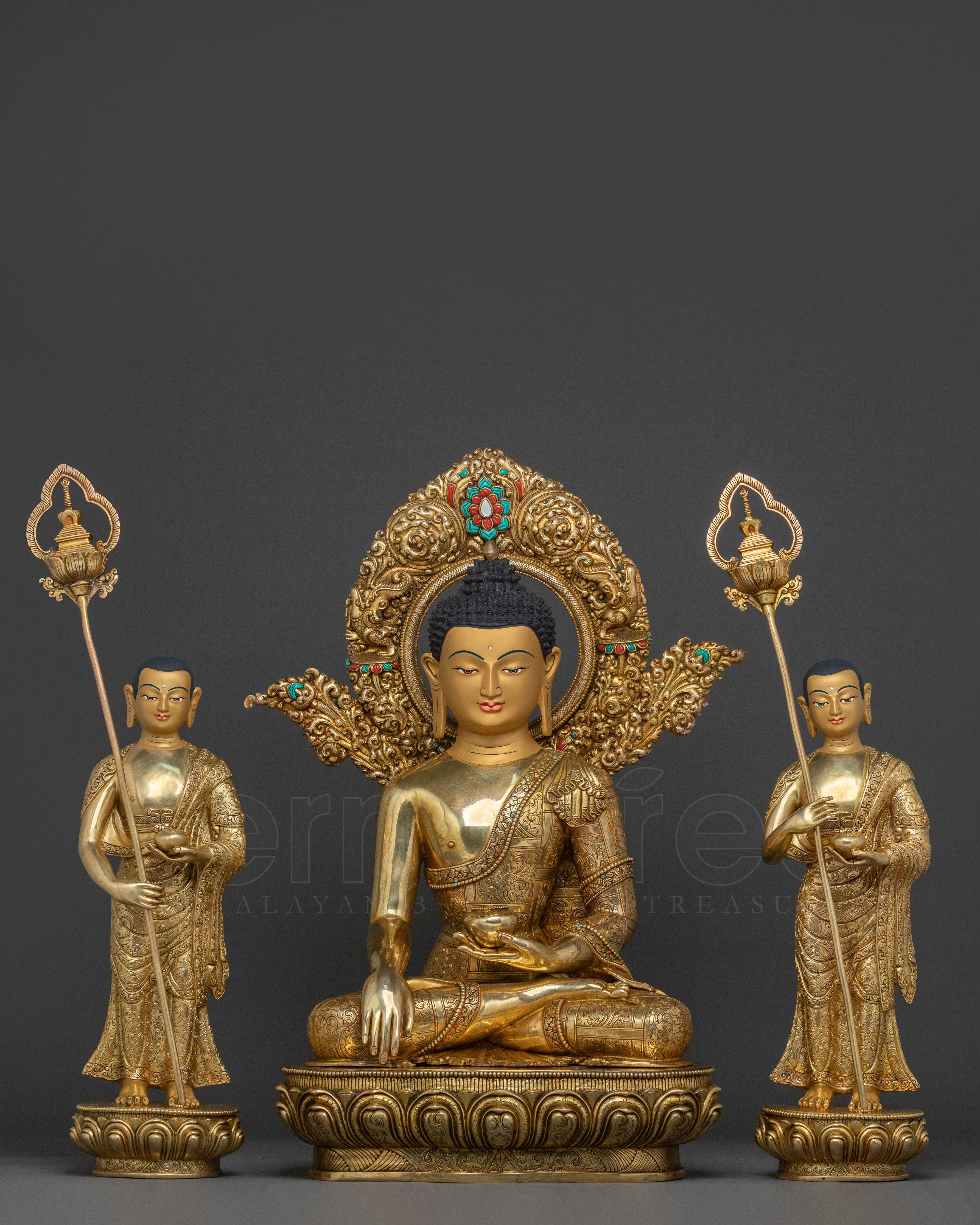Shakyamuni Buddha with Disciples