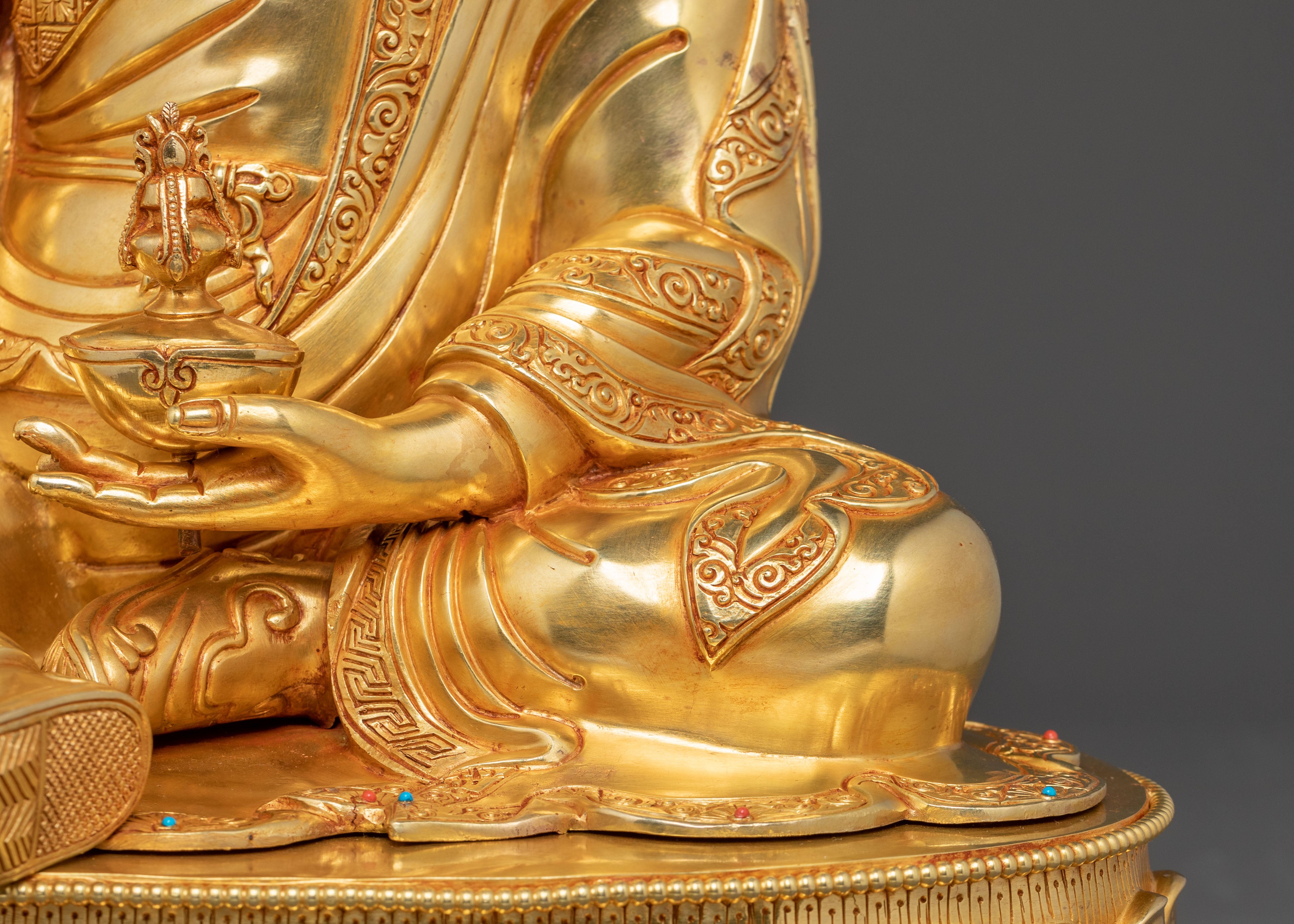 Guru Rinpoche Tibetan Sacred Statue | A Symbol of Divine Power