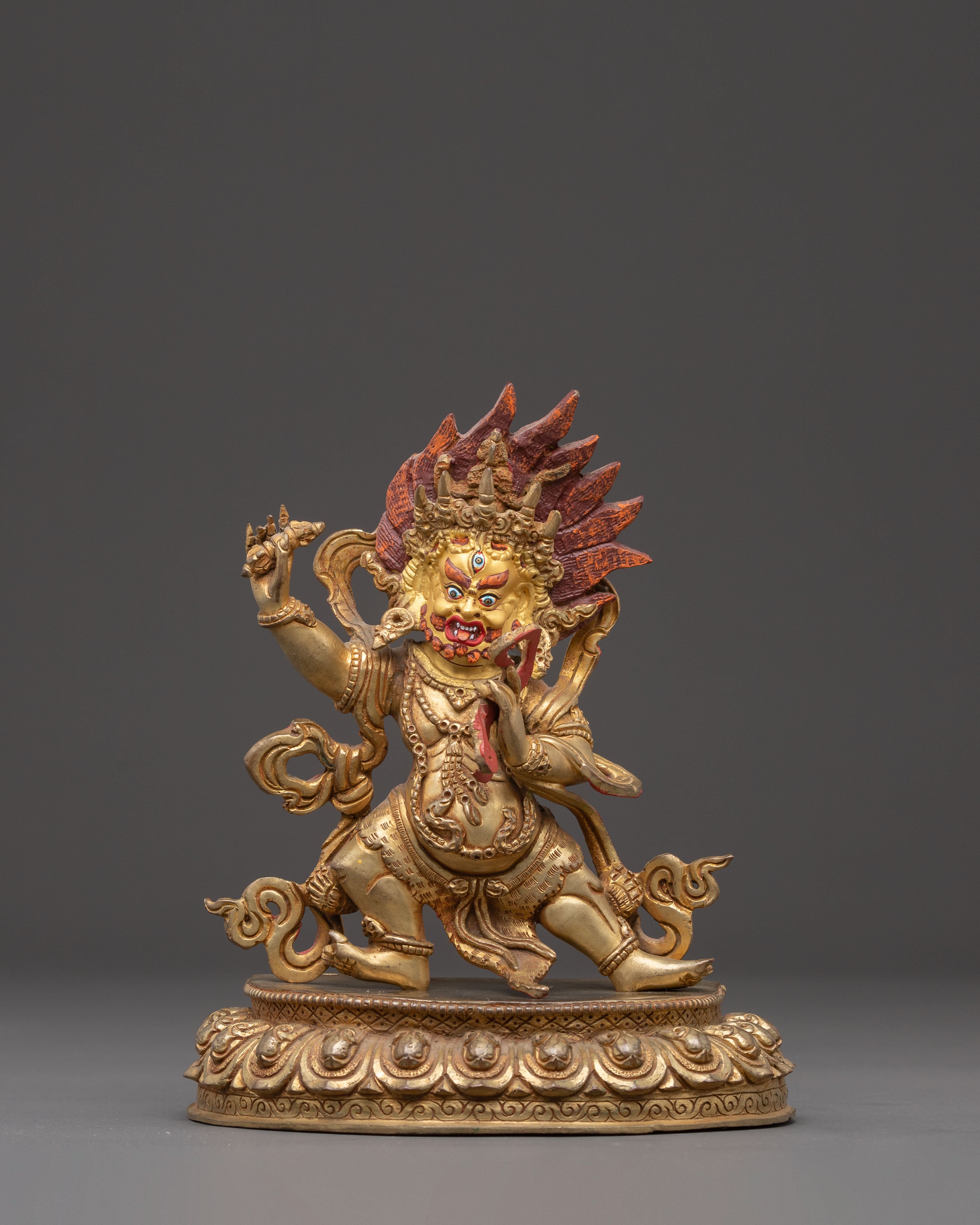 Vajrapani Sculpture, Protector of the Buddha | Fierce Tantric Guardian