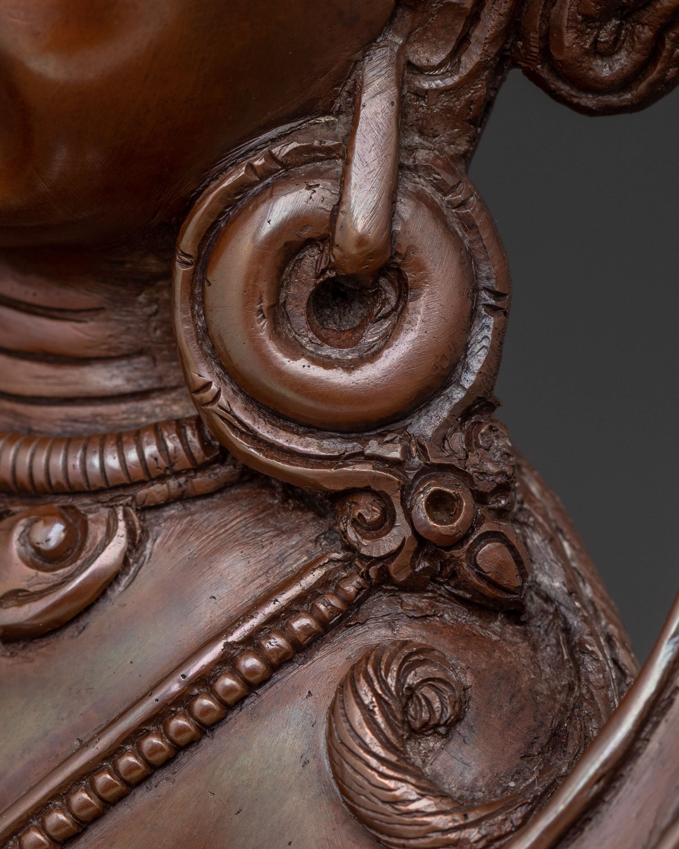 Sacred Vajrasattva Copper Statue | Oxidized Serenity