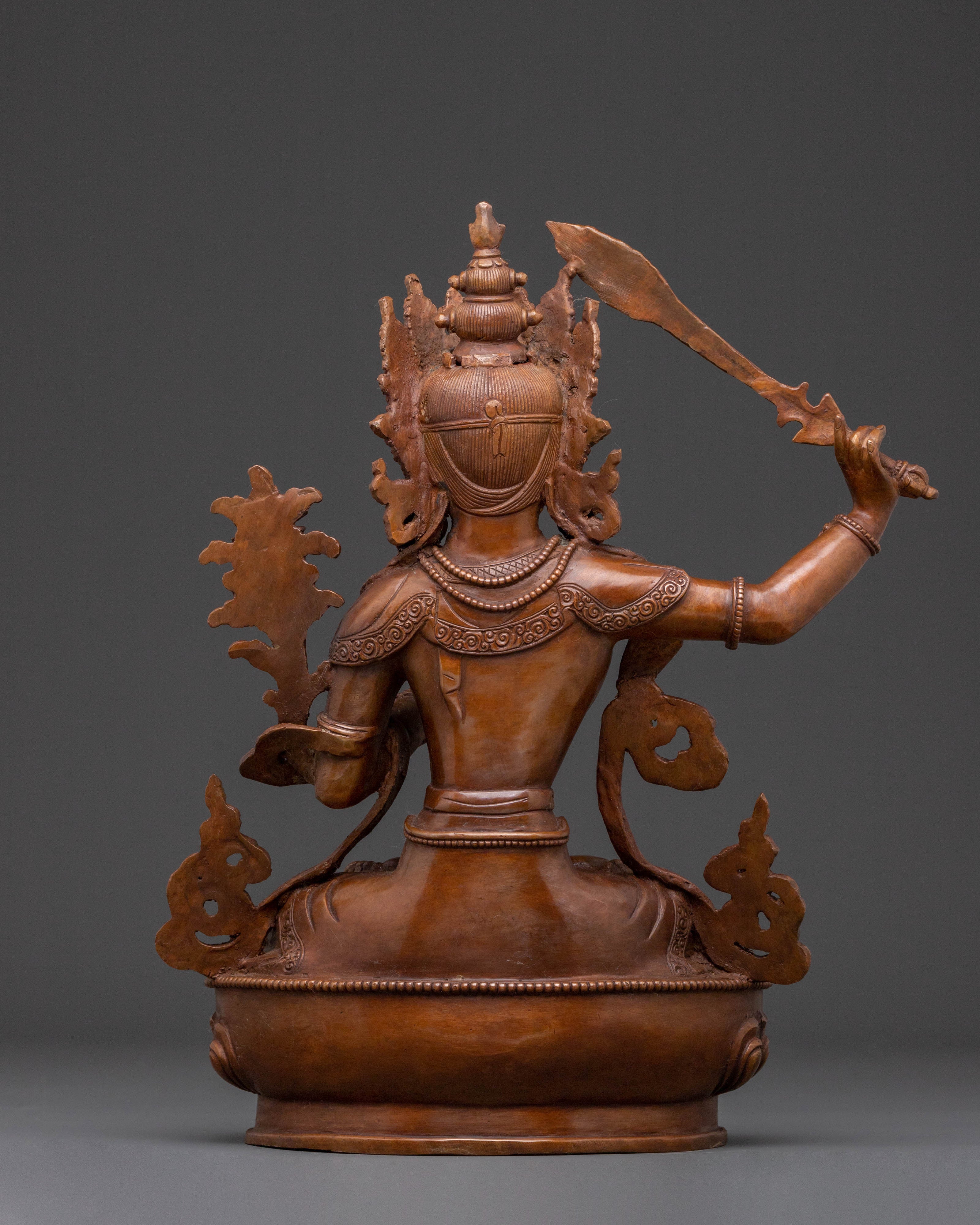 Manjushri Bodhisattva – Oxidized Copper Wisdom