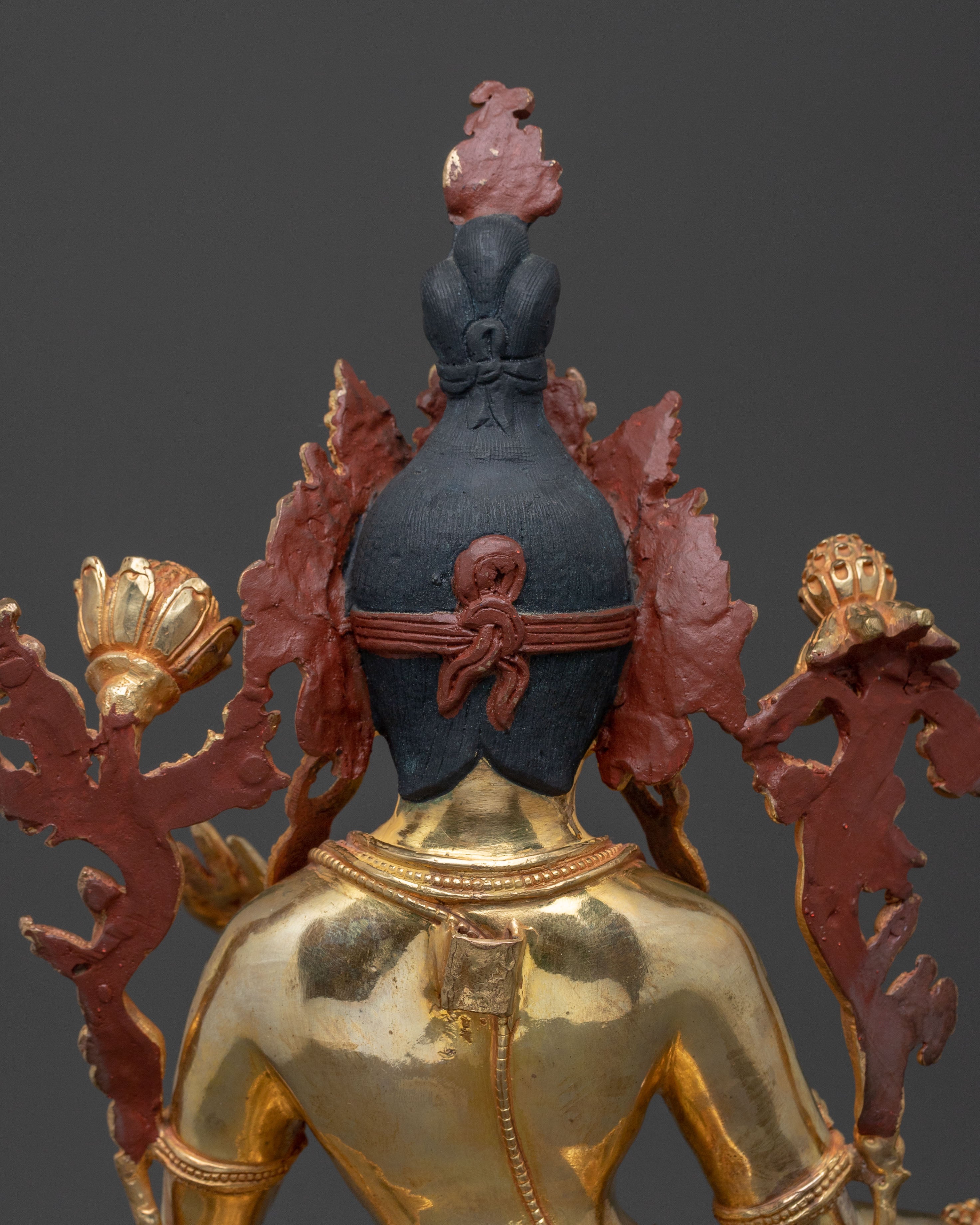 Syama Tara Handcrafted Statue – Exquisite 24K Gold Gilded