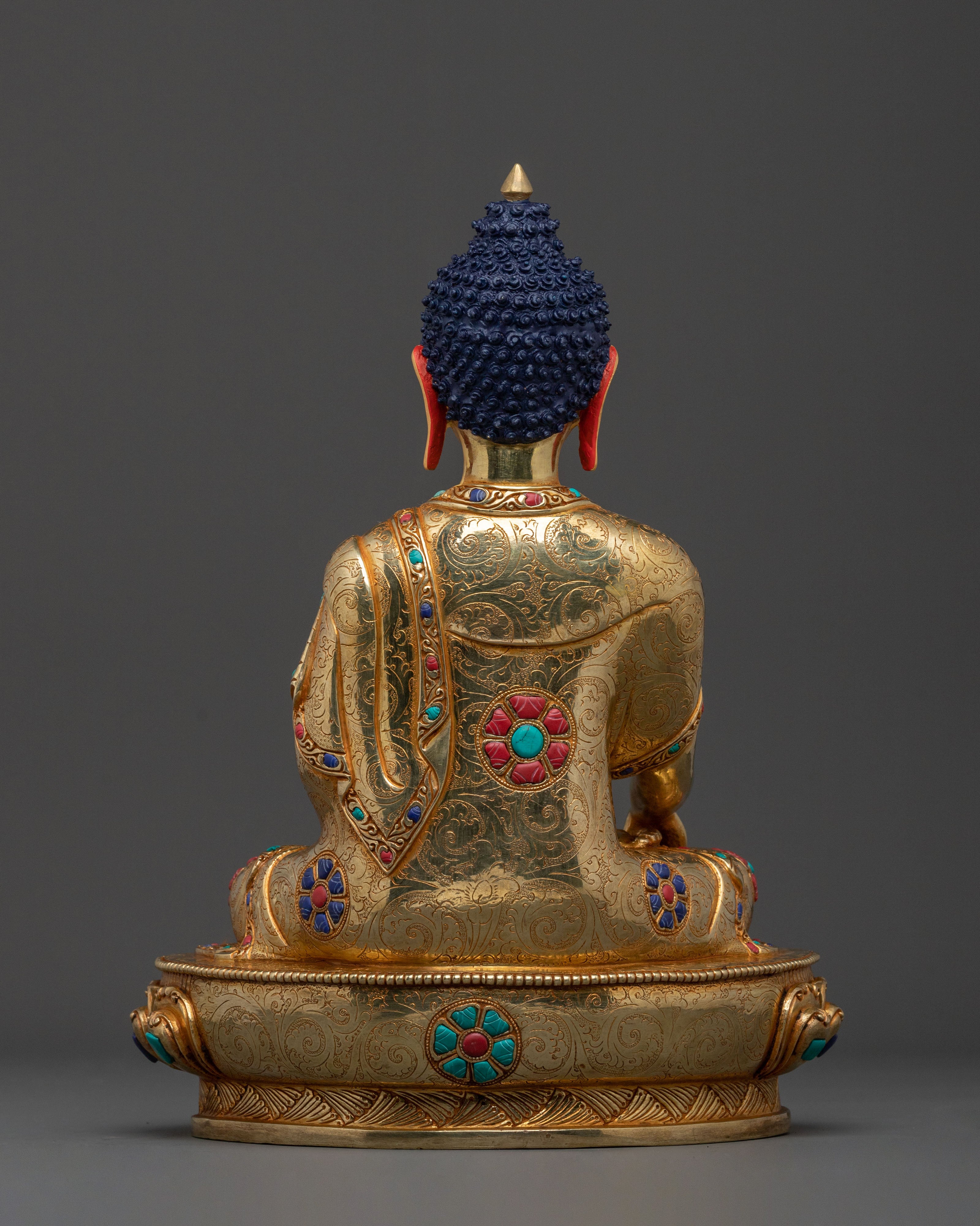 Tibetan Shakyamuni Buddha Altar Statue | Historical Buddha of Enlightenment