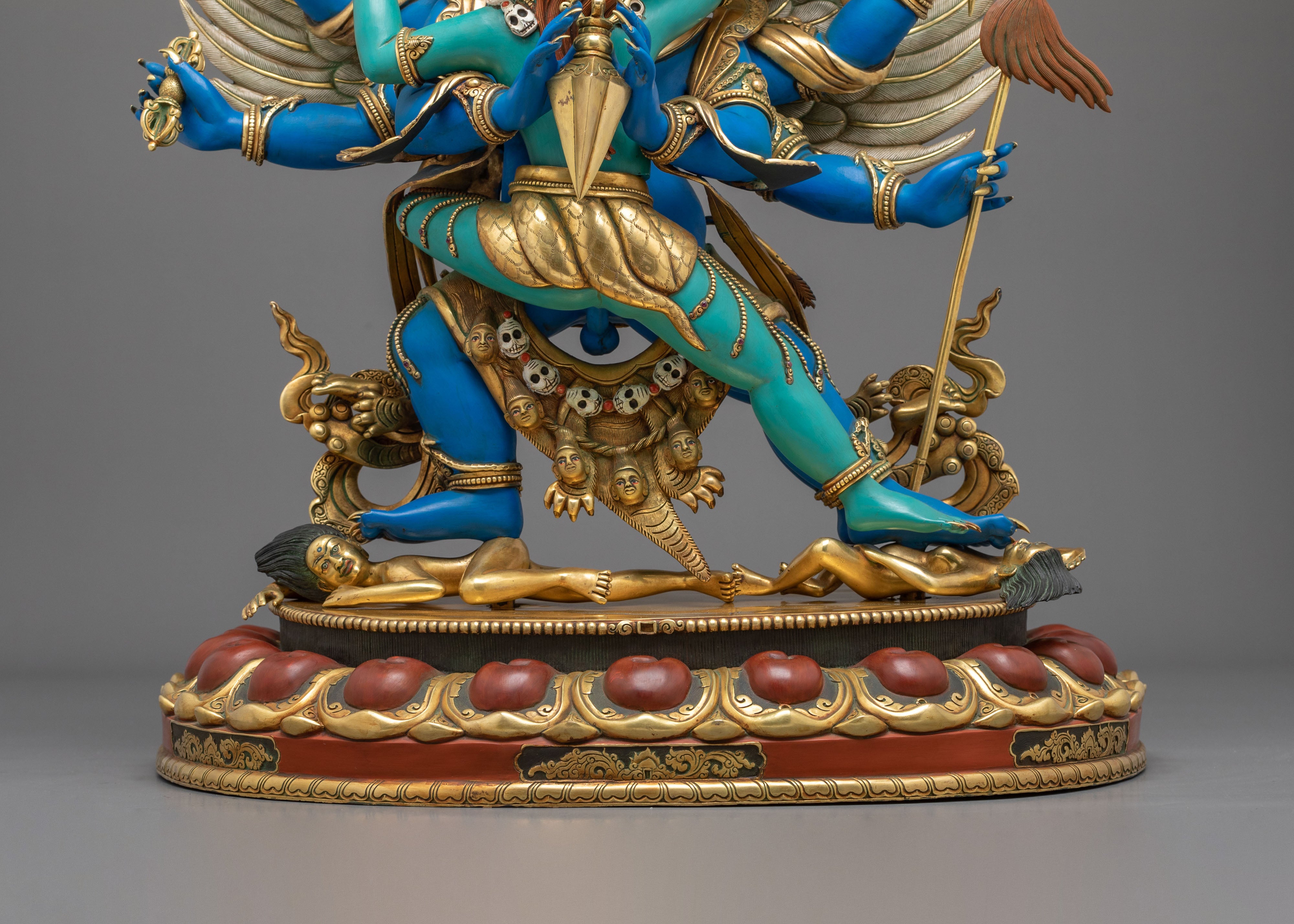 Buddhist Statue of Vajrakilaya | Wrathful Deity for Removing Obstacles