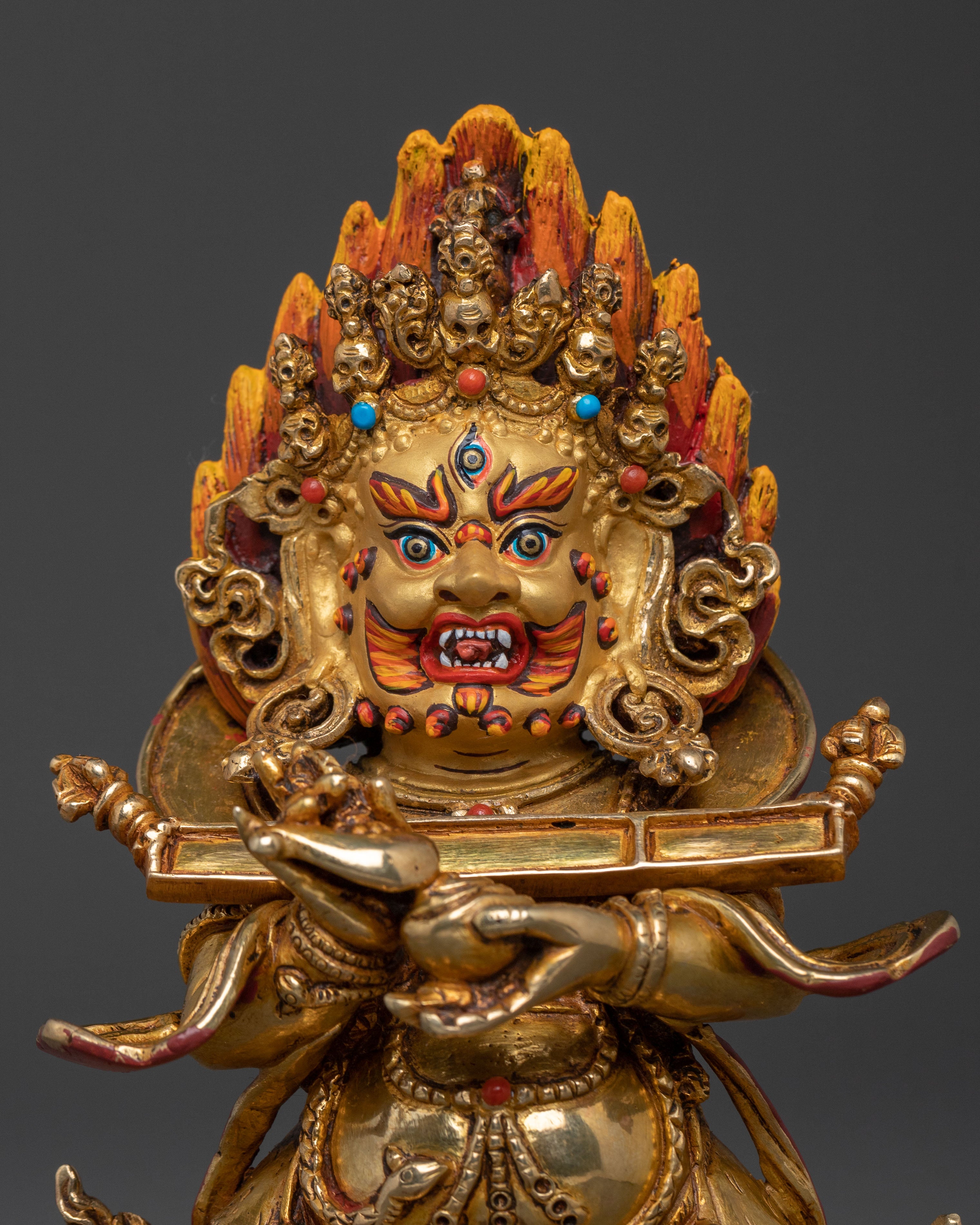 Shakya Mahakala Sacred Statue | Tibetan Guardian