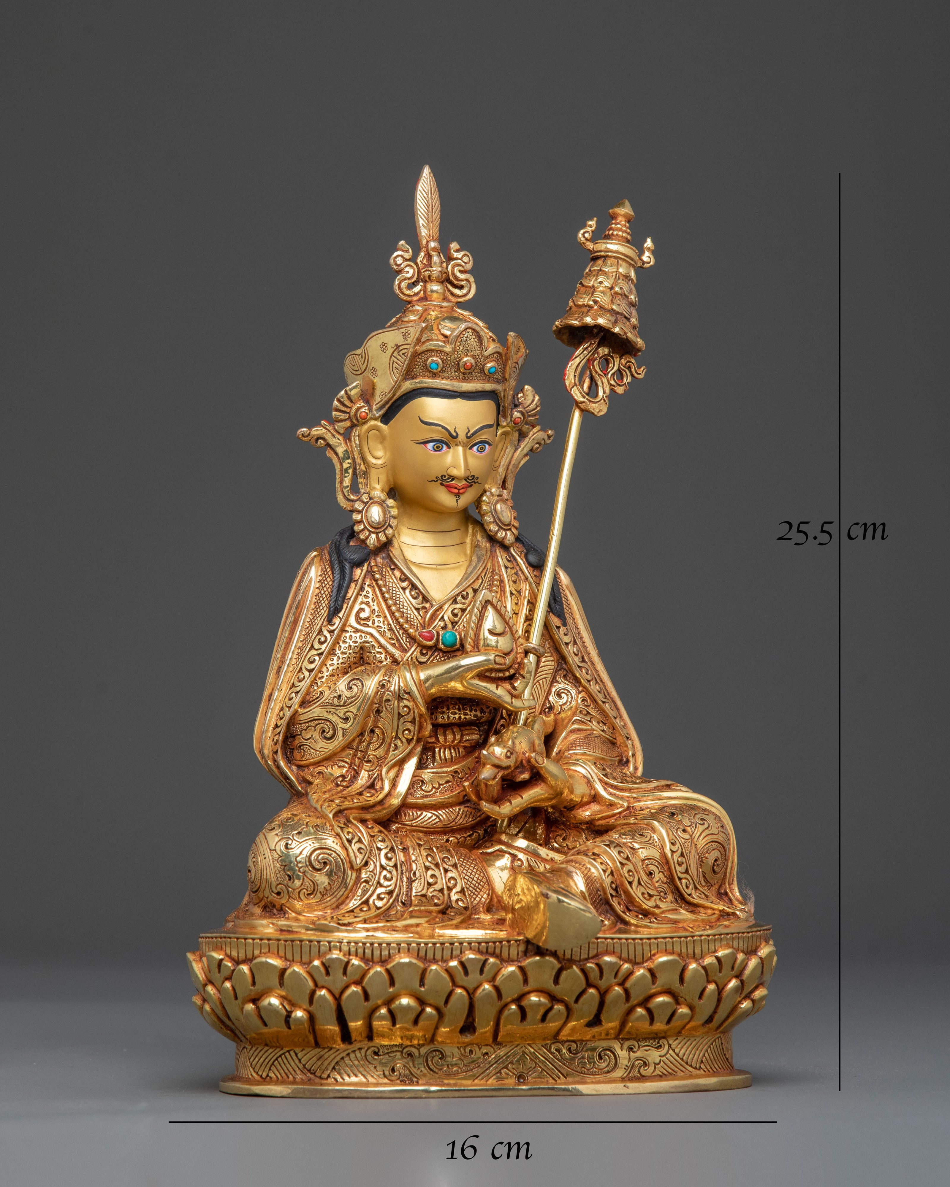 Handmade Guru Norla Statue | Buddhist Master