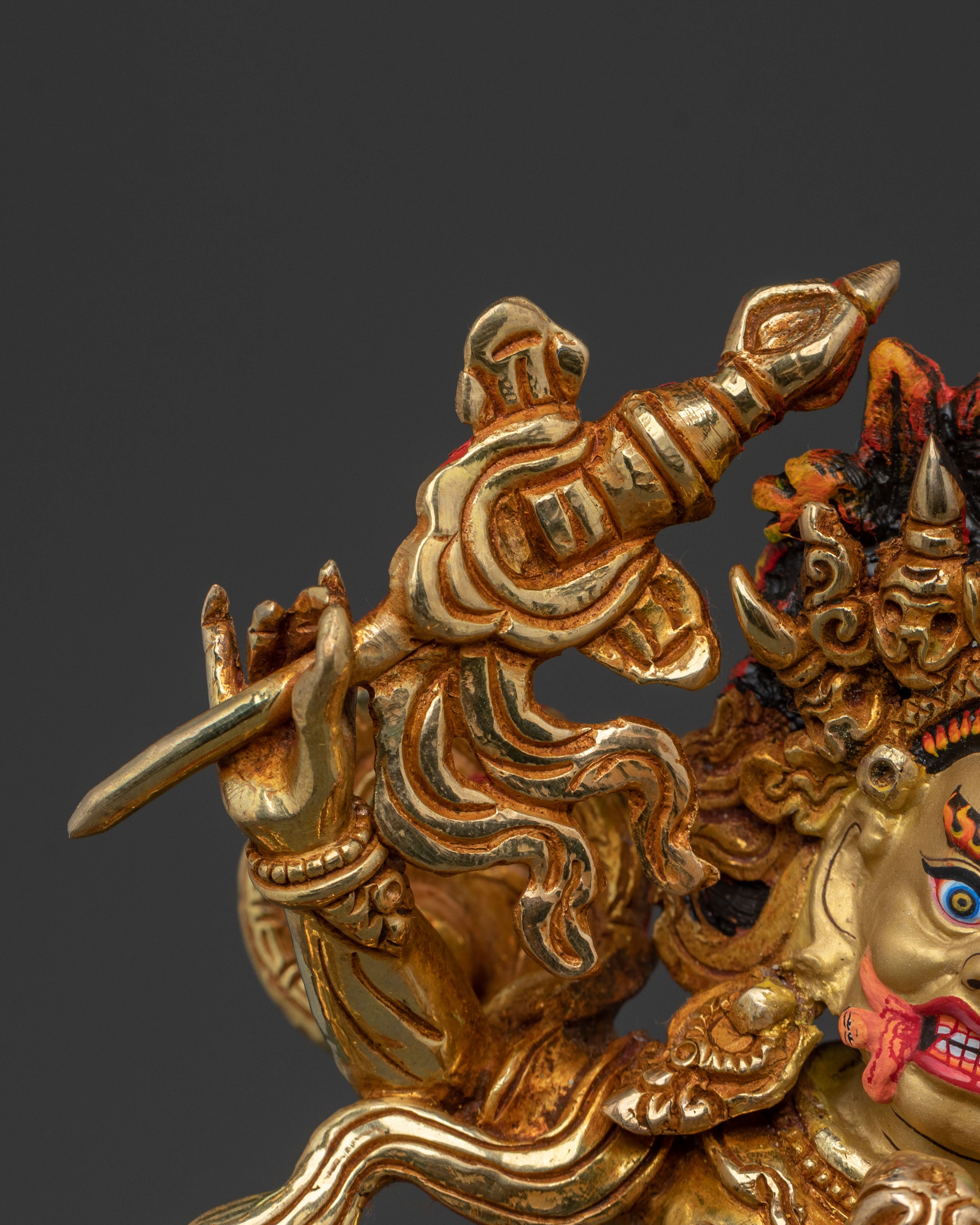 Palden Lhamo Sacred Sculpture | | Fierce Protector Goddess of Tibetan Buddhism