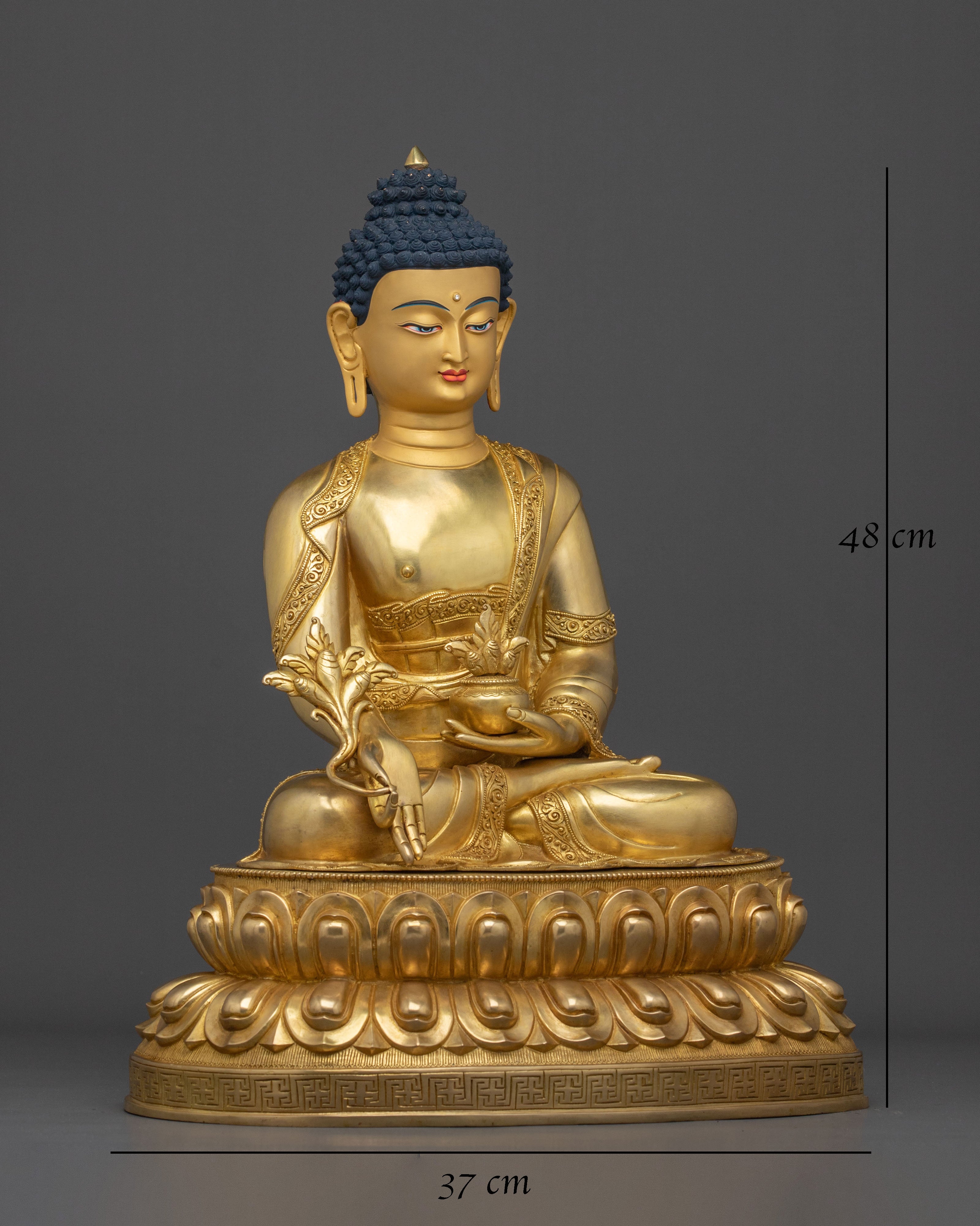 Bhaishajyaguru Statue of Healing Light | Altar Sculpture