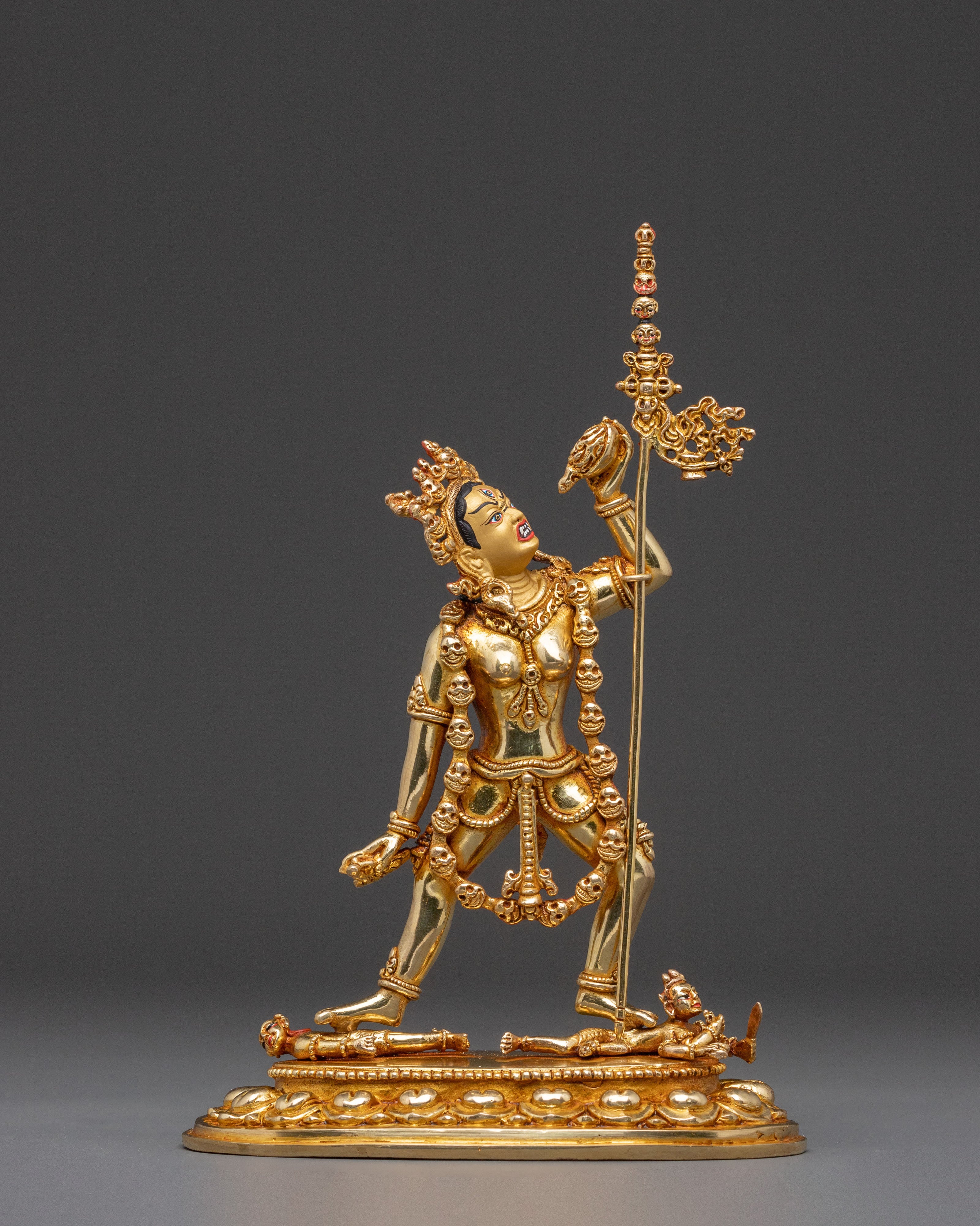 Vajrayogini Golden Statue: Enlightened Wisdom