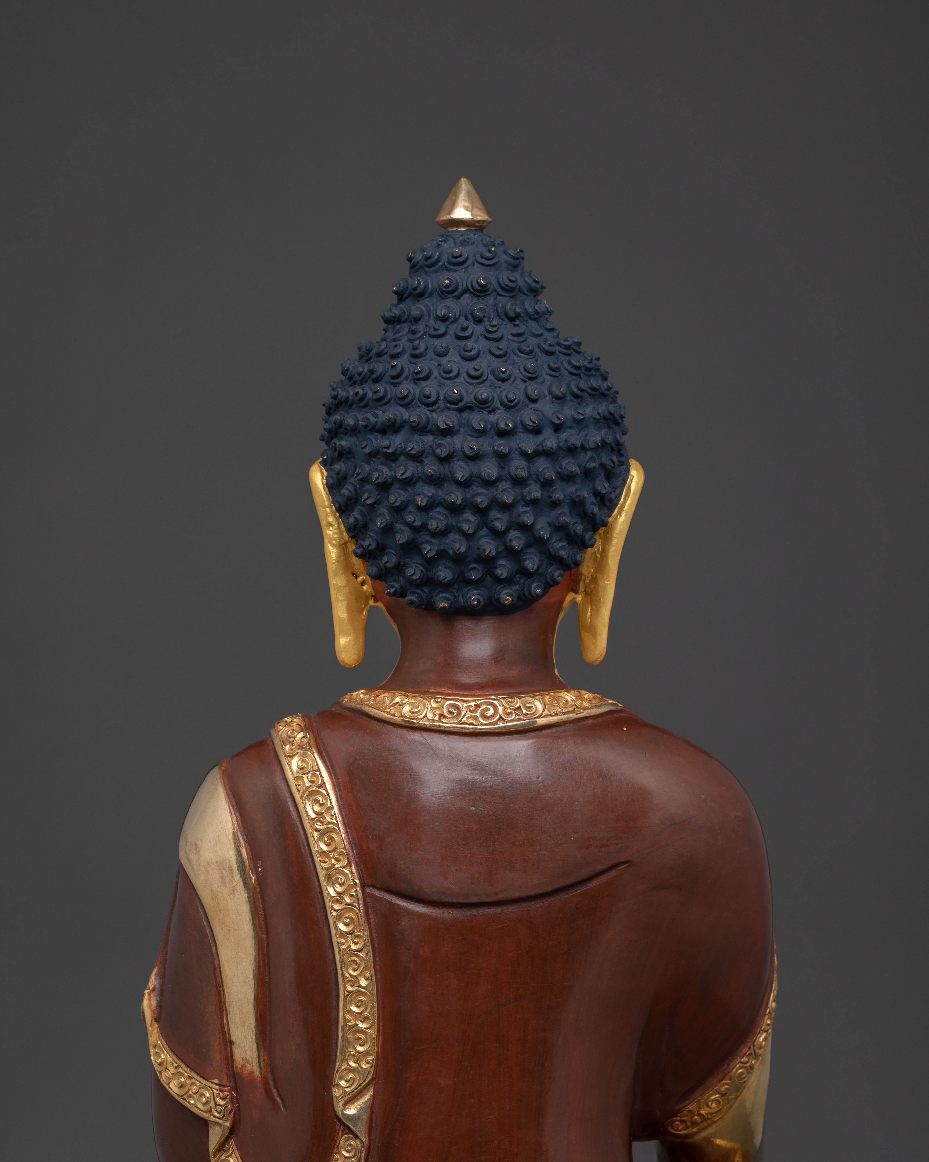 Hand-Carved Shakyamuni Buddha Statue | Home Decor