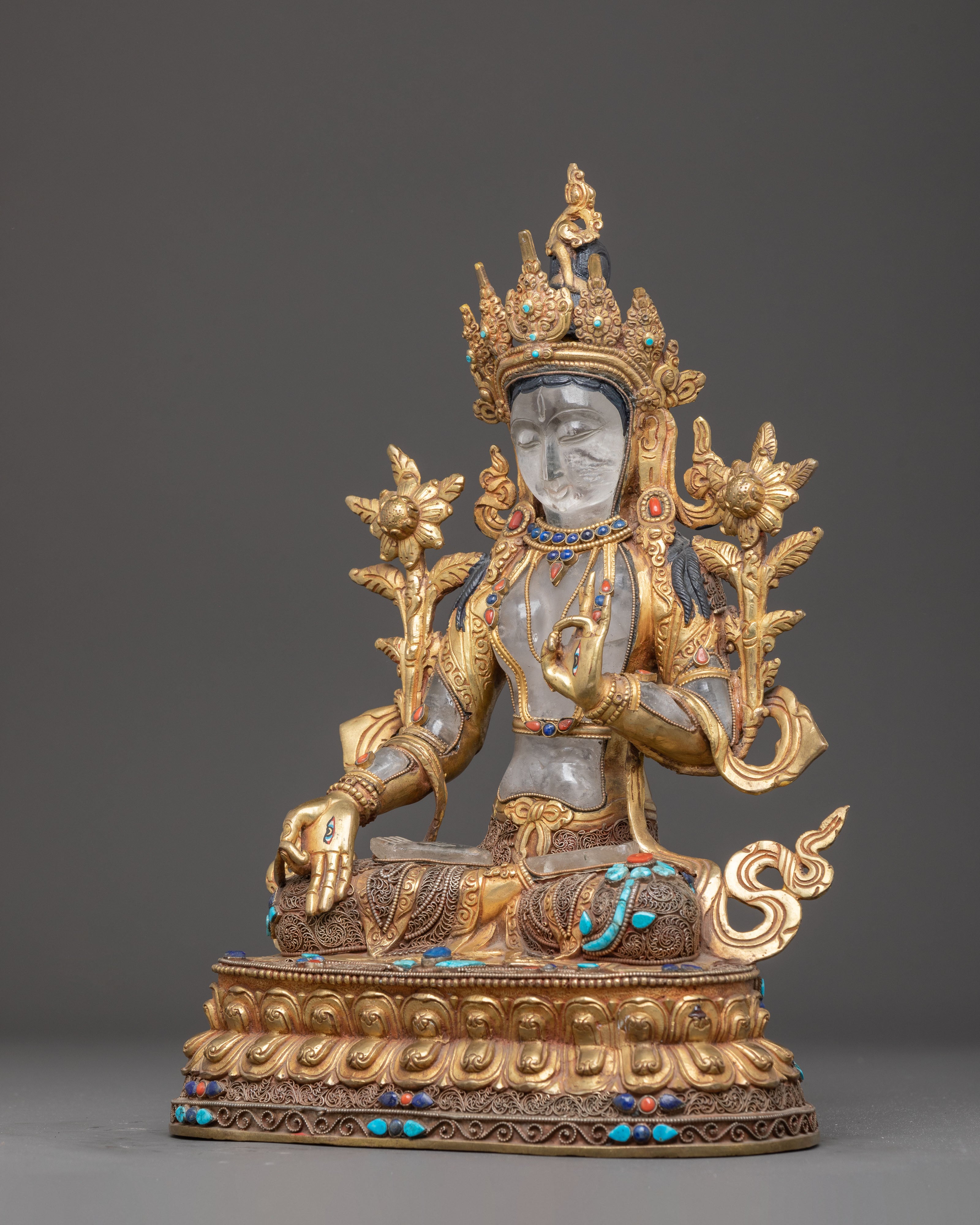 White Tara Statue: Buddhist Healing Goddess