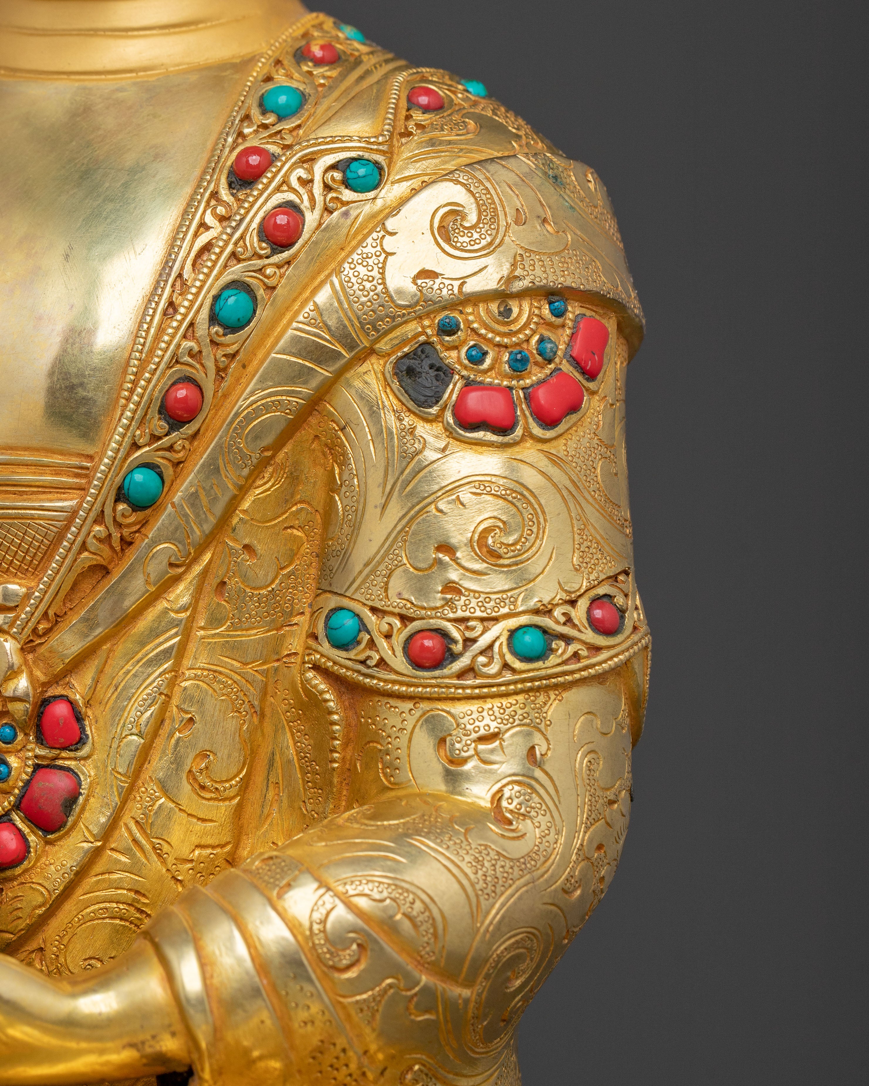 Shakyamuni Buddha Ritual Statue | Meditation Shrine Sculpture
