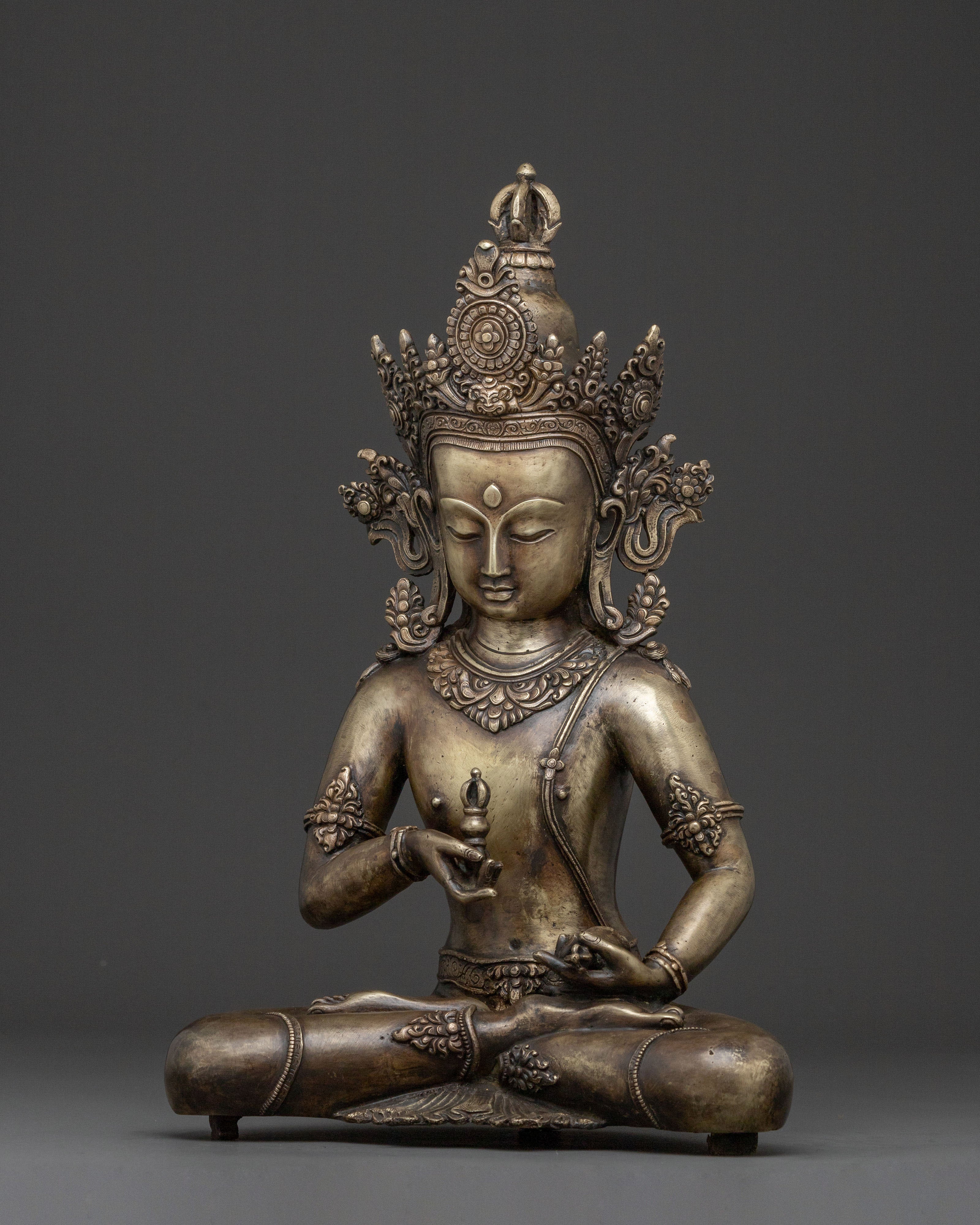 Vajrasattva Bronze Statue for Spiritual Space