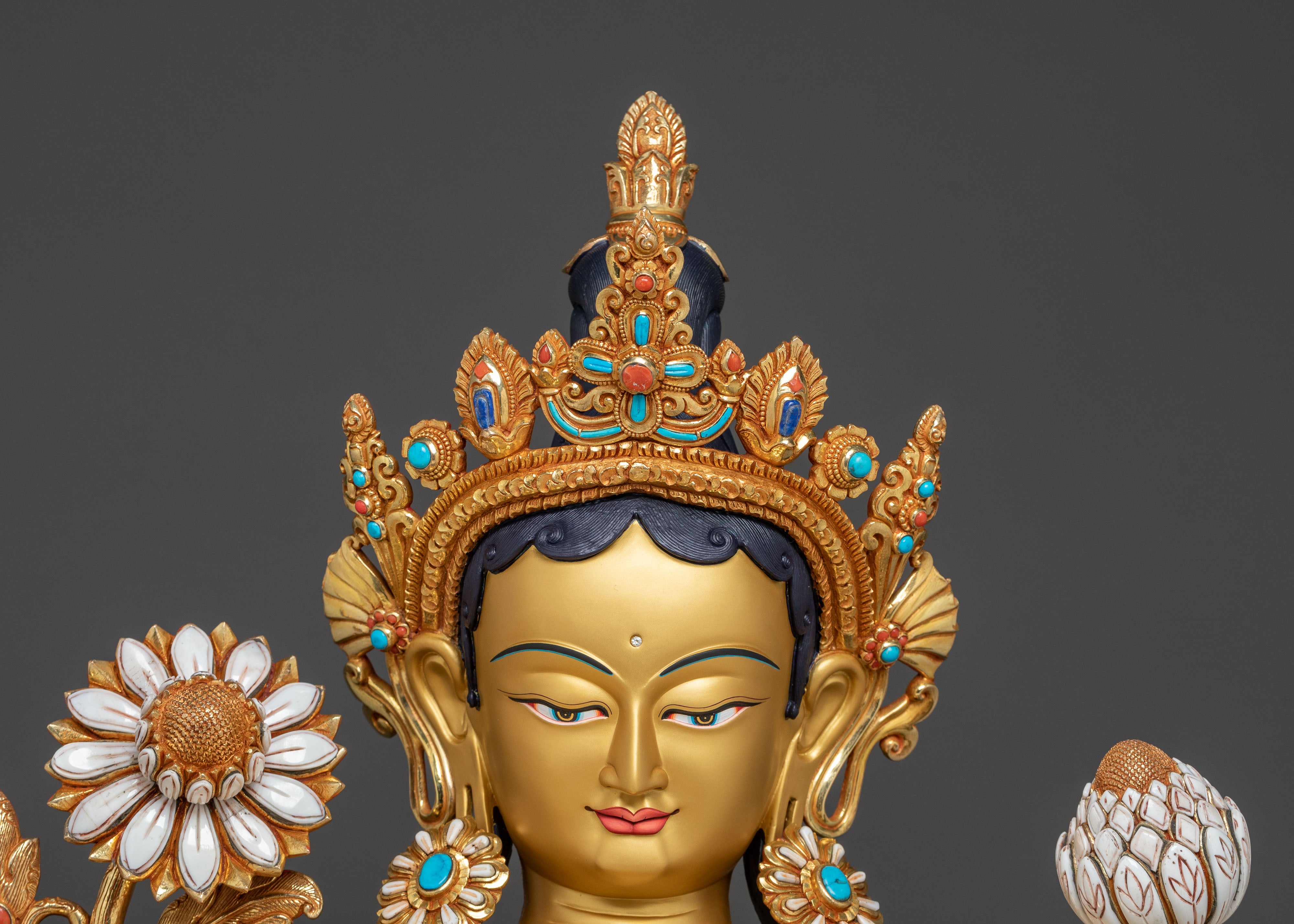 Green Tara Goddess Statue: Embodying Compassion and Divine Protection