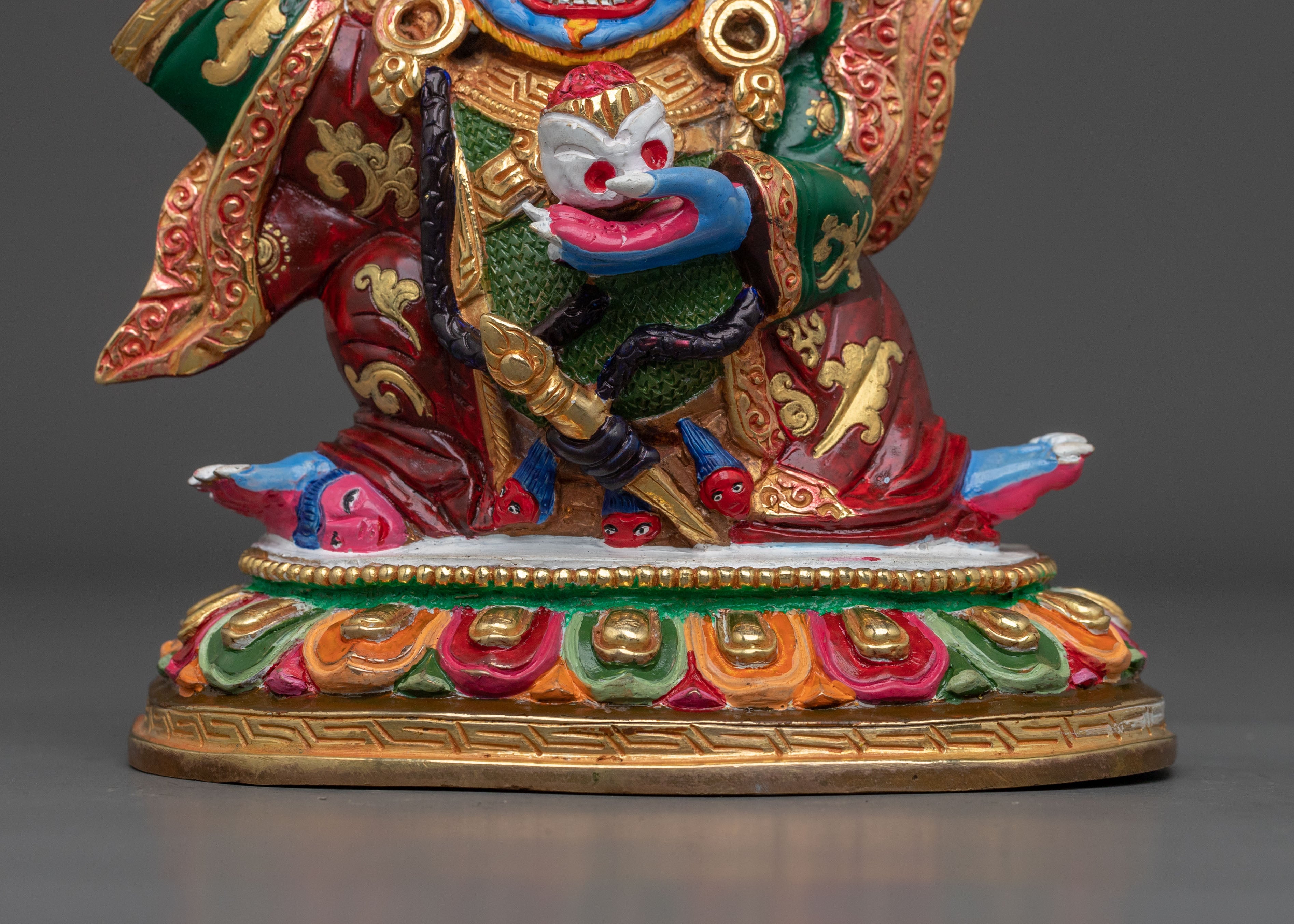 Wrathful Mahakala Bernakchen Statue | Symbol of Protection