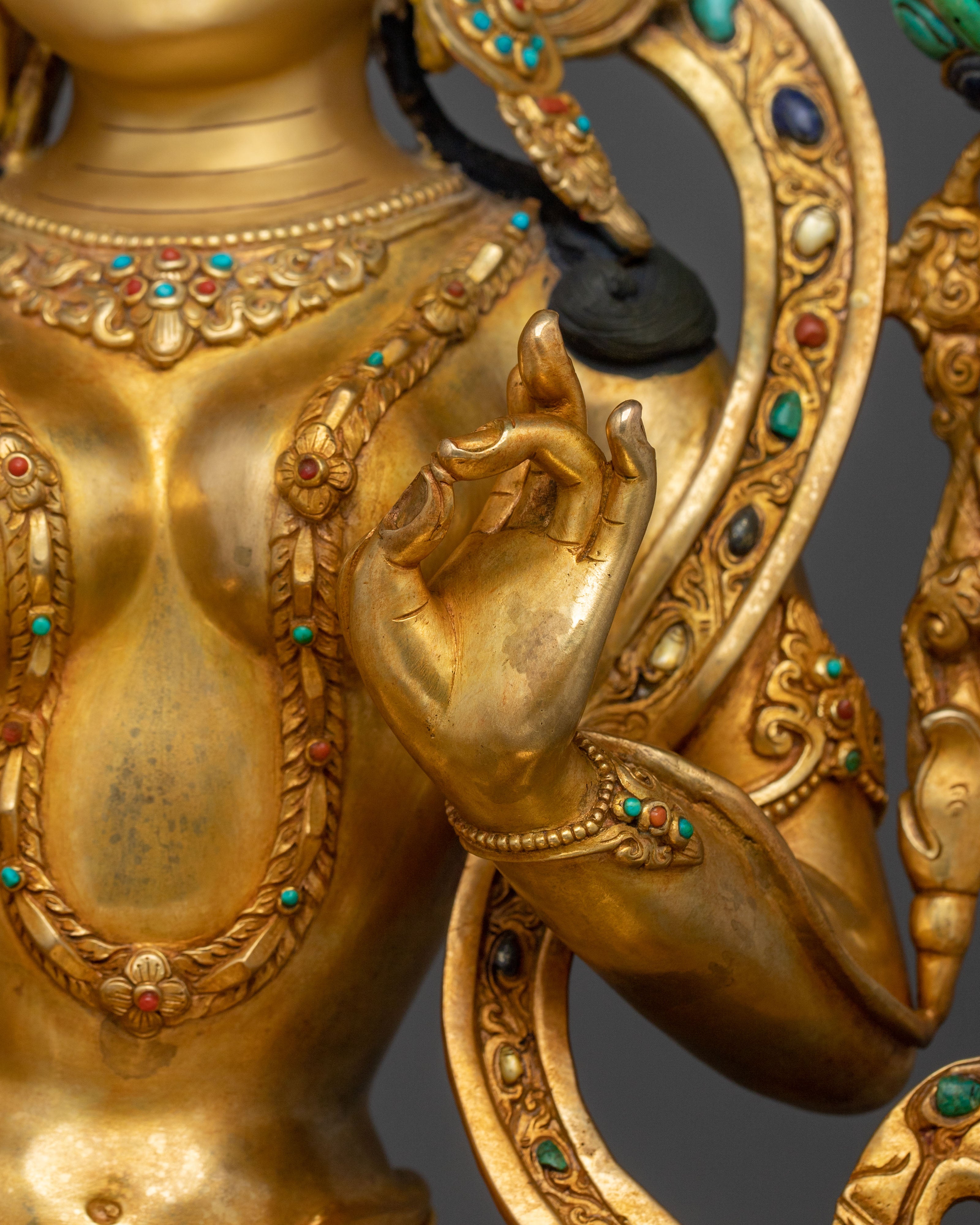 Sacred Goddess Green Tara Statue | Symbol of Compassion