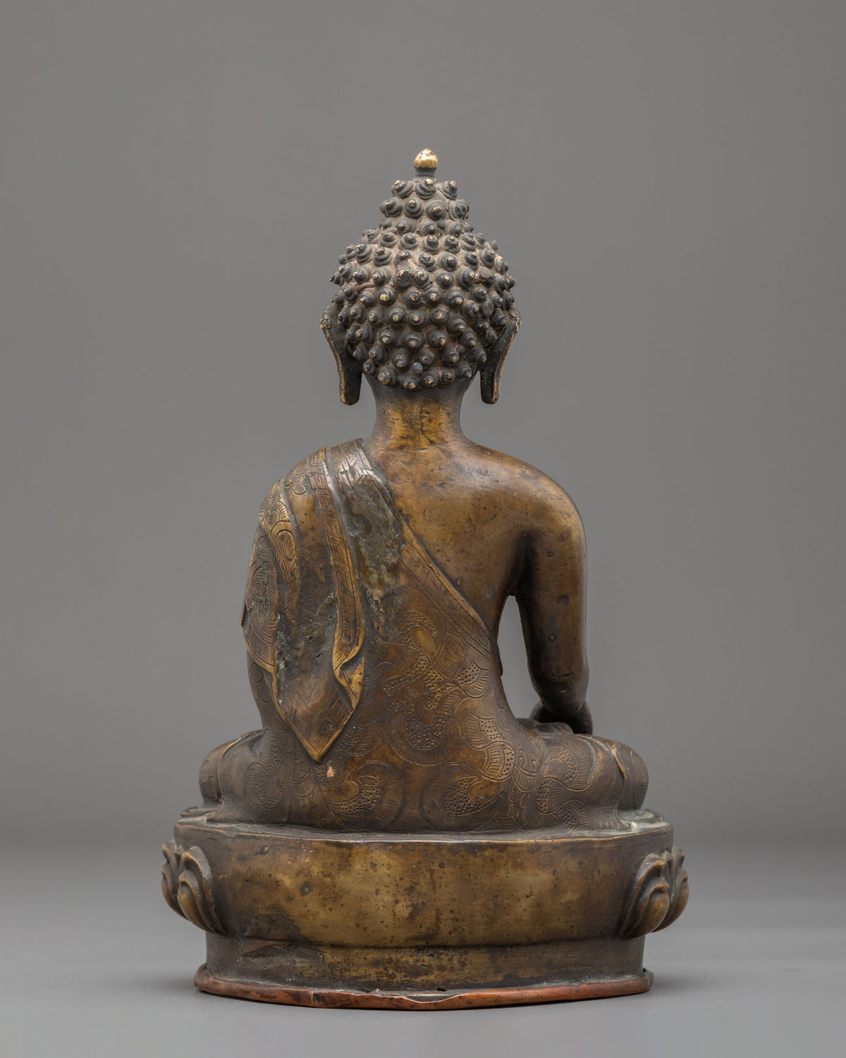 Handmade Shakyamuni Buddha Oxidized Statue