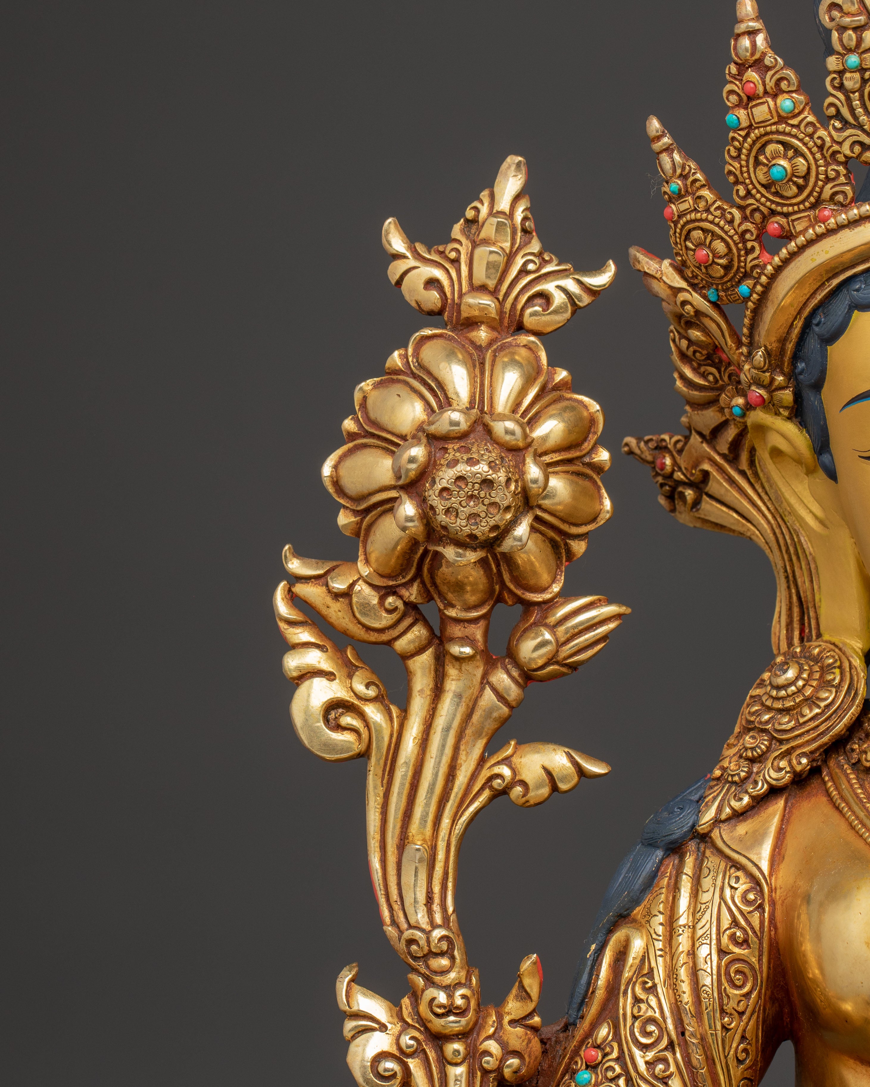 Green Tara Statue: Mother of Love and Compassion | Traditional Icon