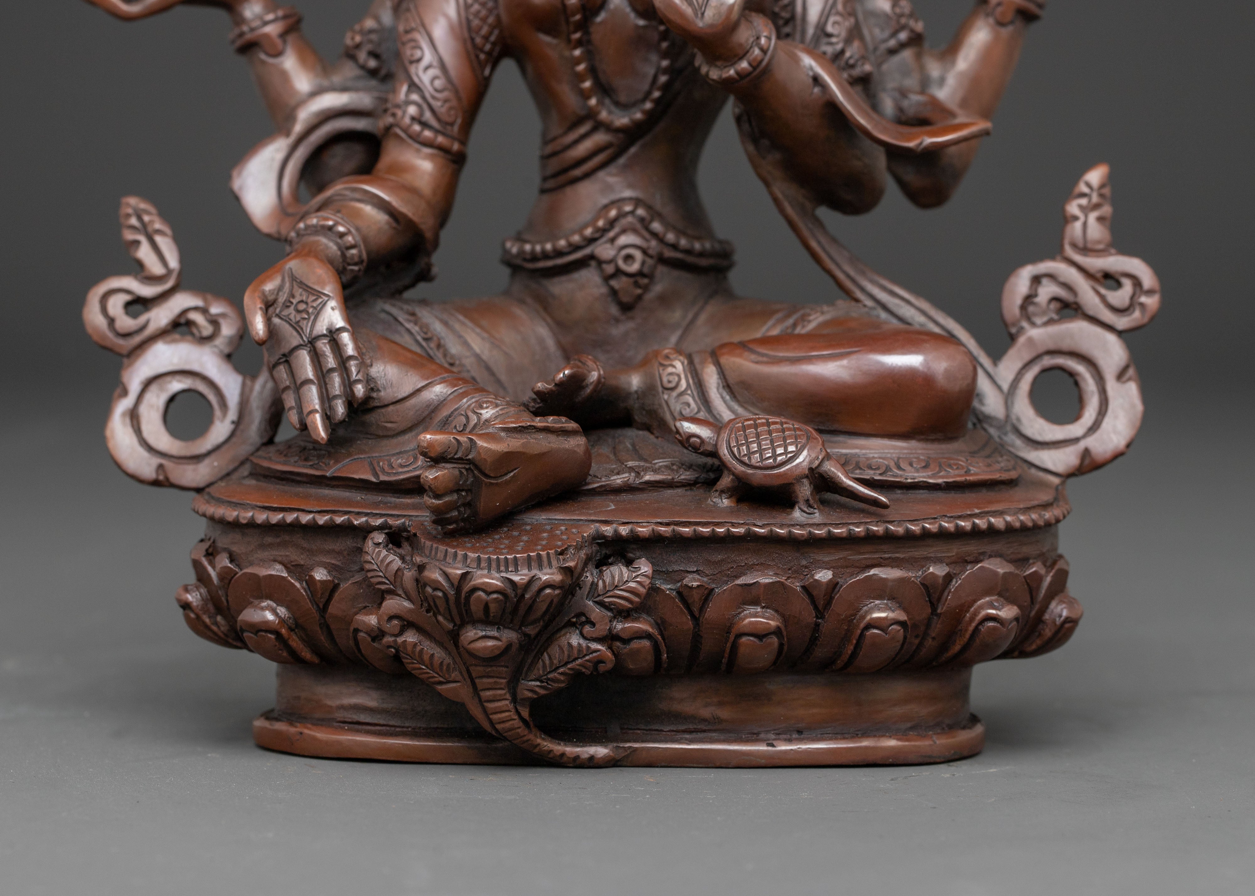 Handmade Laxmi Statue of Wealth | Goddess of Prosperity and Fortune