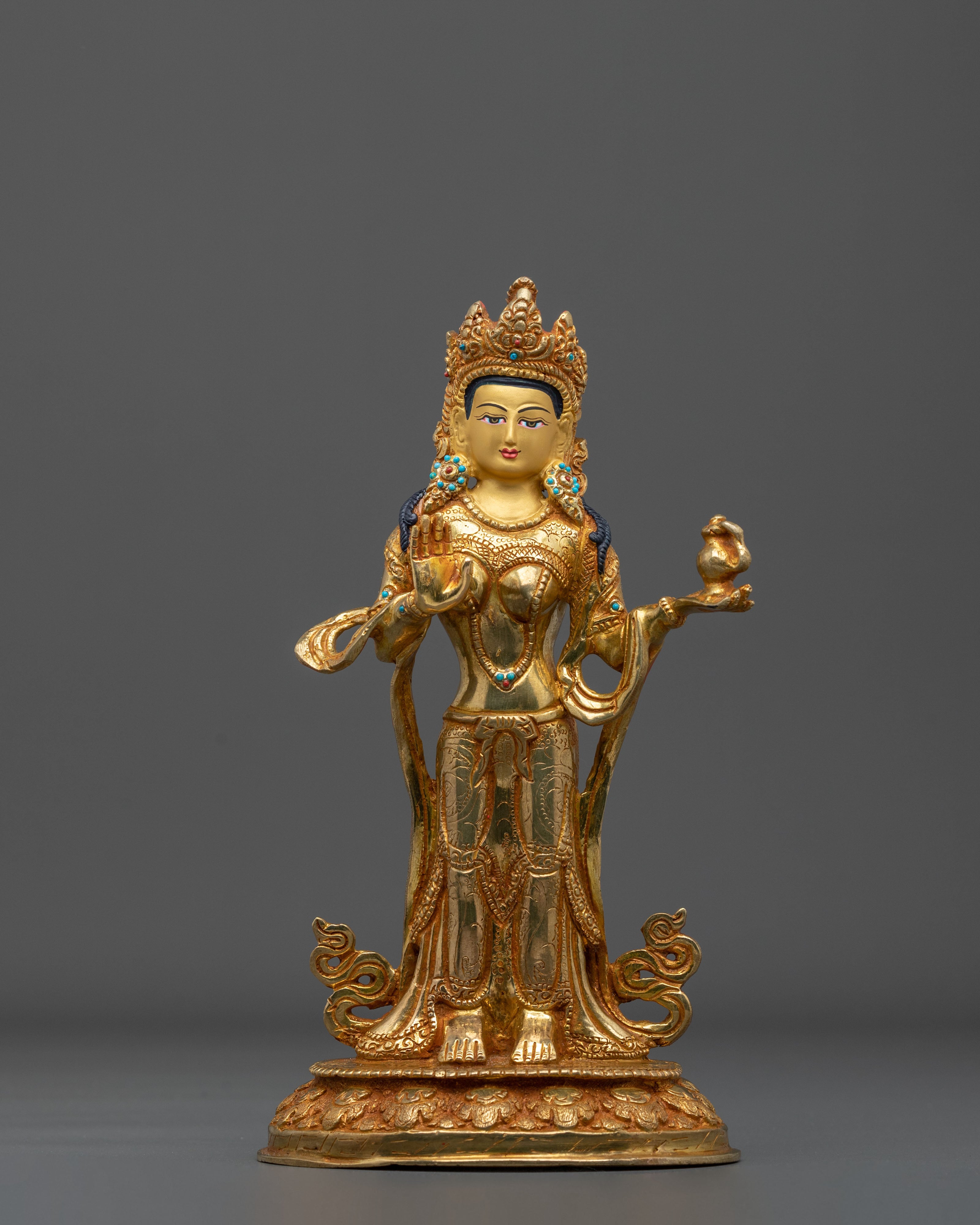 Yeshe Tsogyal and Mandarva Statue Set | Home Decor
