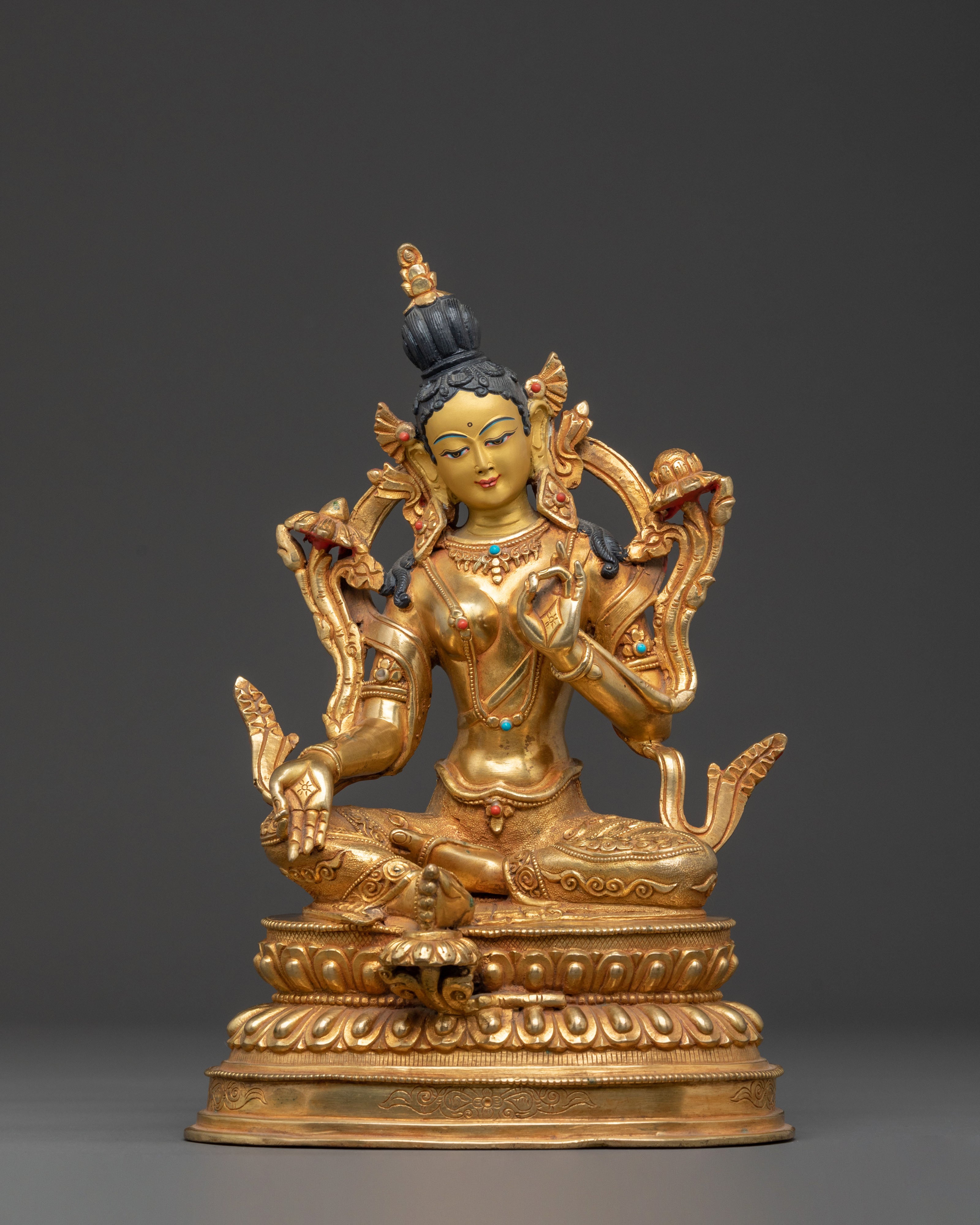 Green Tara Statue