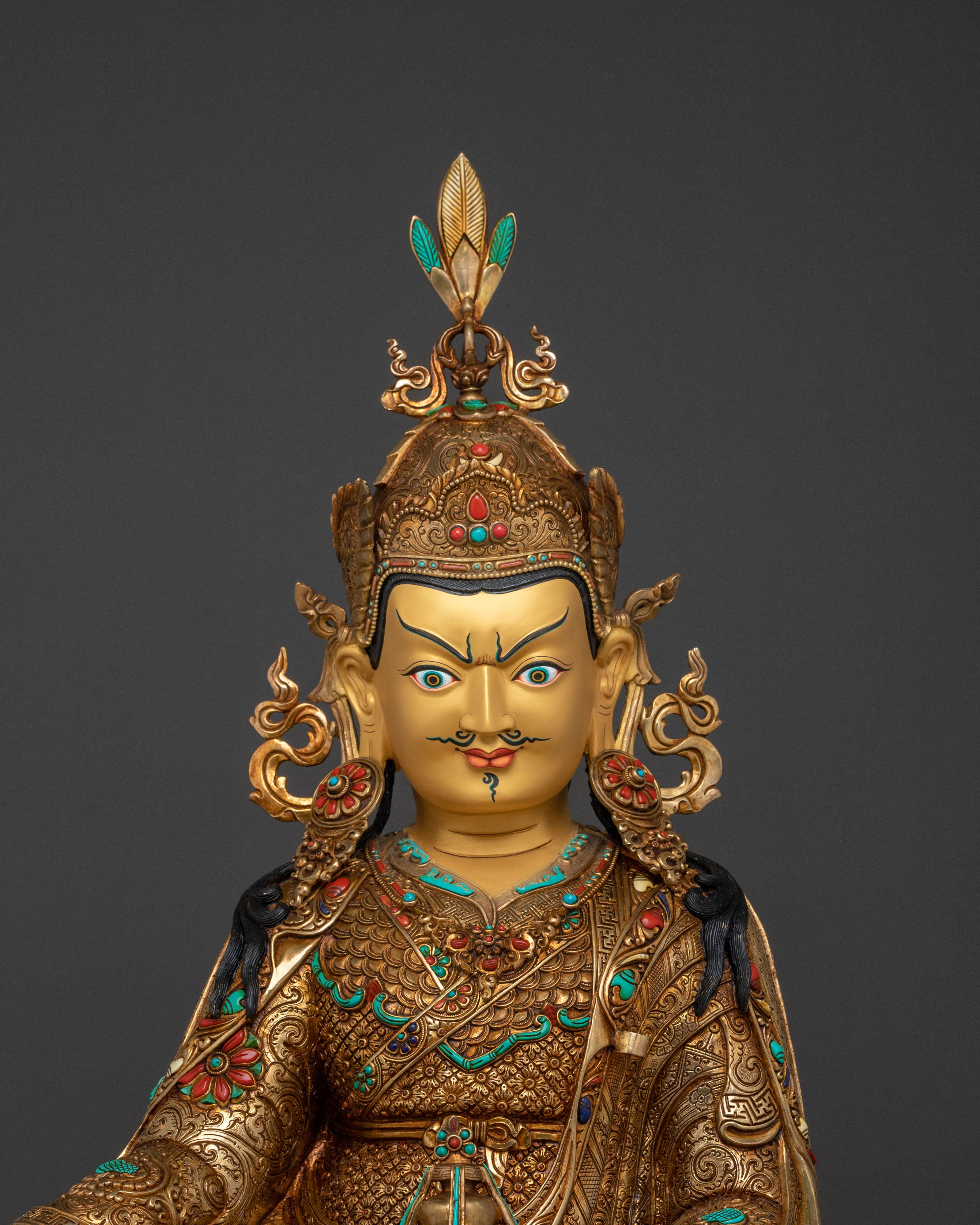 Guru Rinpoche Buddhist Statue | Sacred Figurine