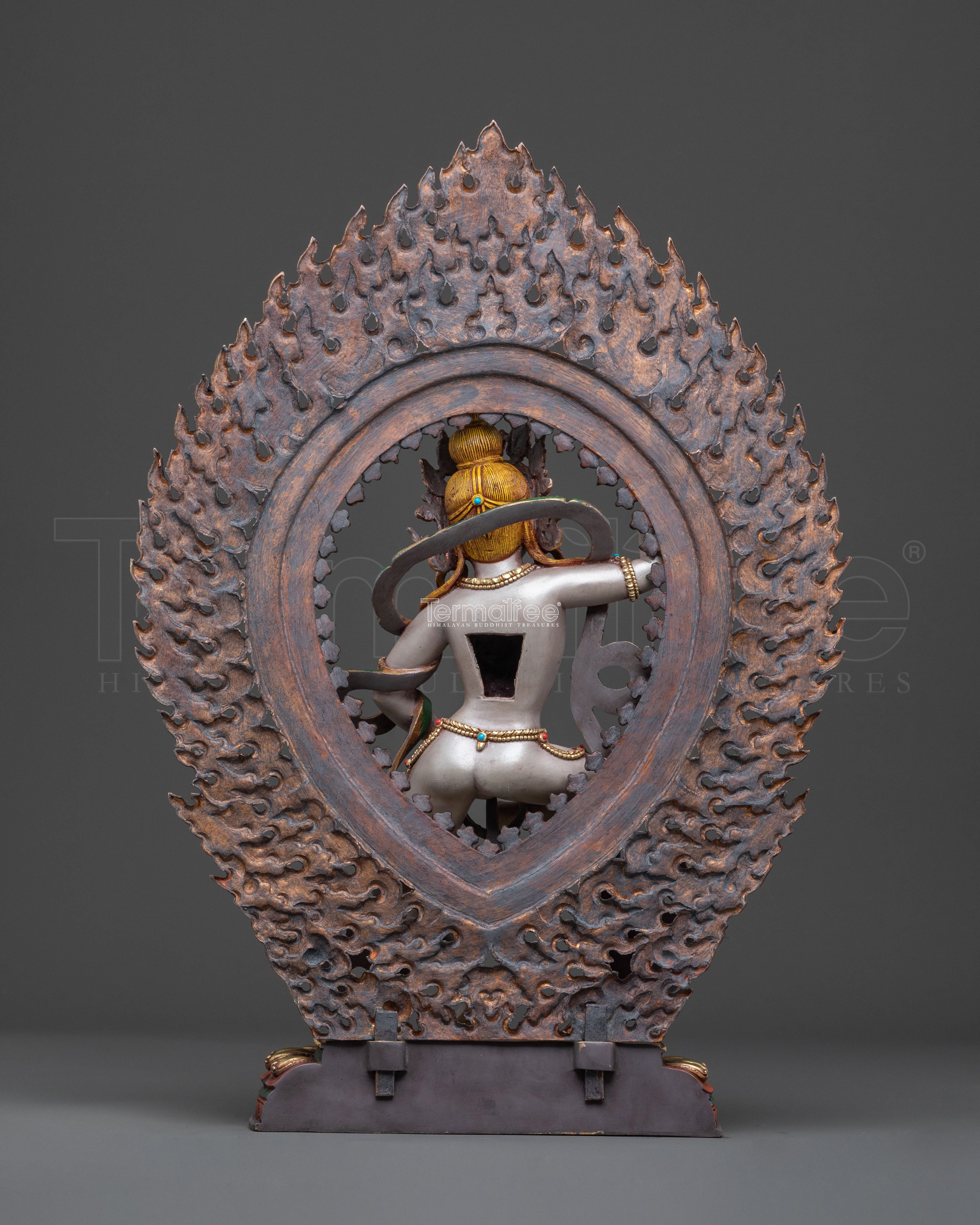 Machig Labdron: 24K Gold Gilded Compassionate Figure