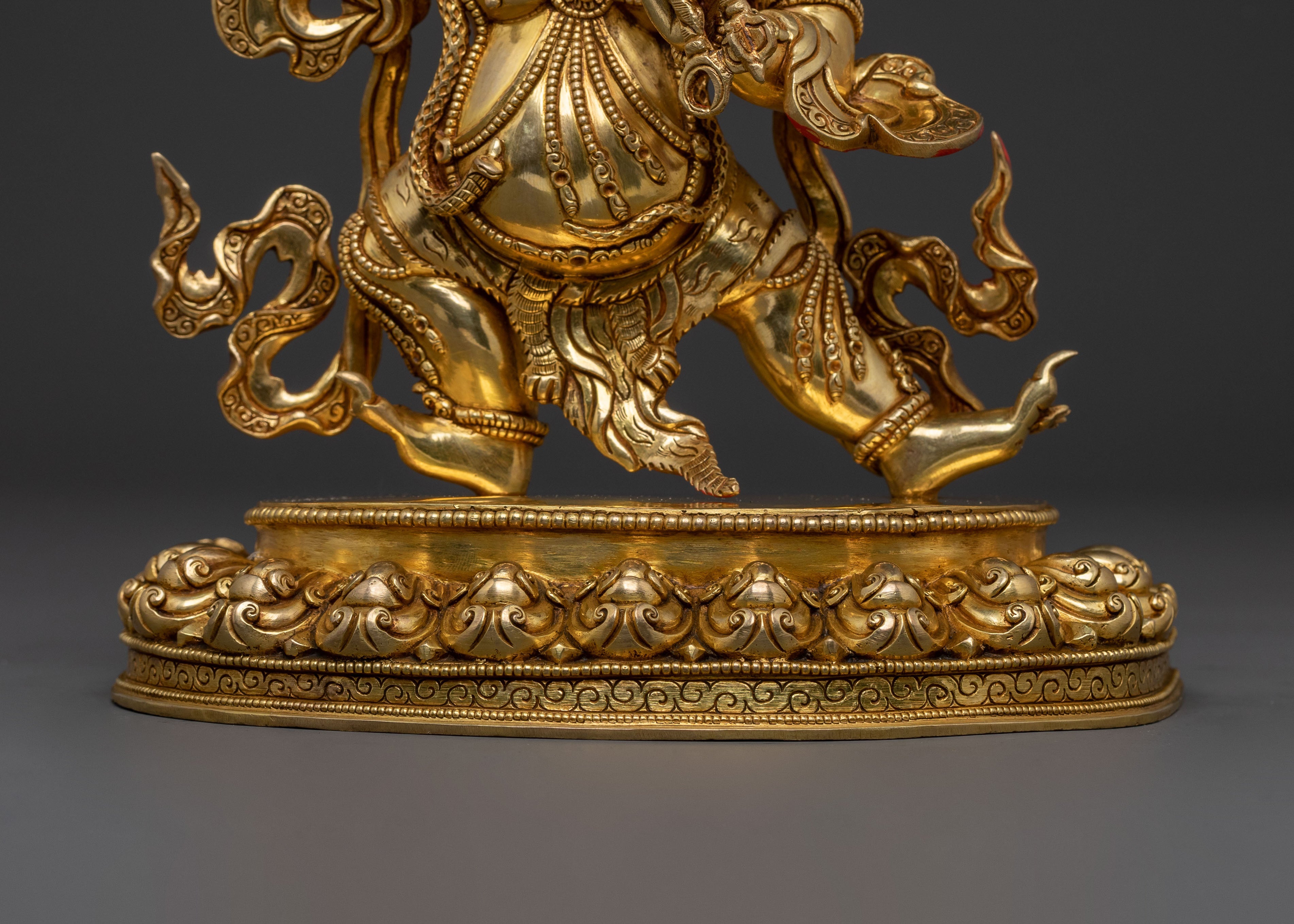 Vajrapani Wrathful Deity Sculpture | Protection and Strength Statue