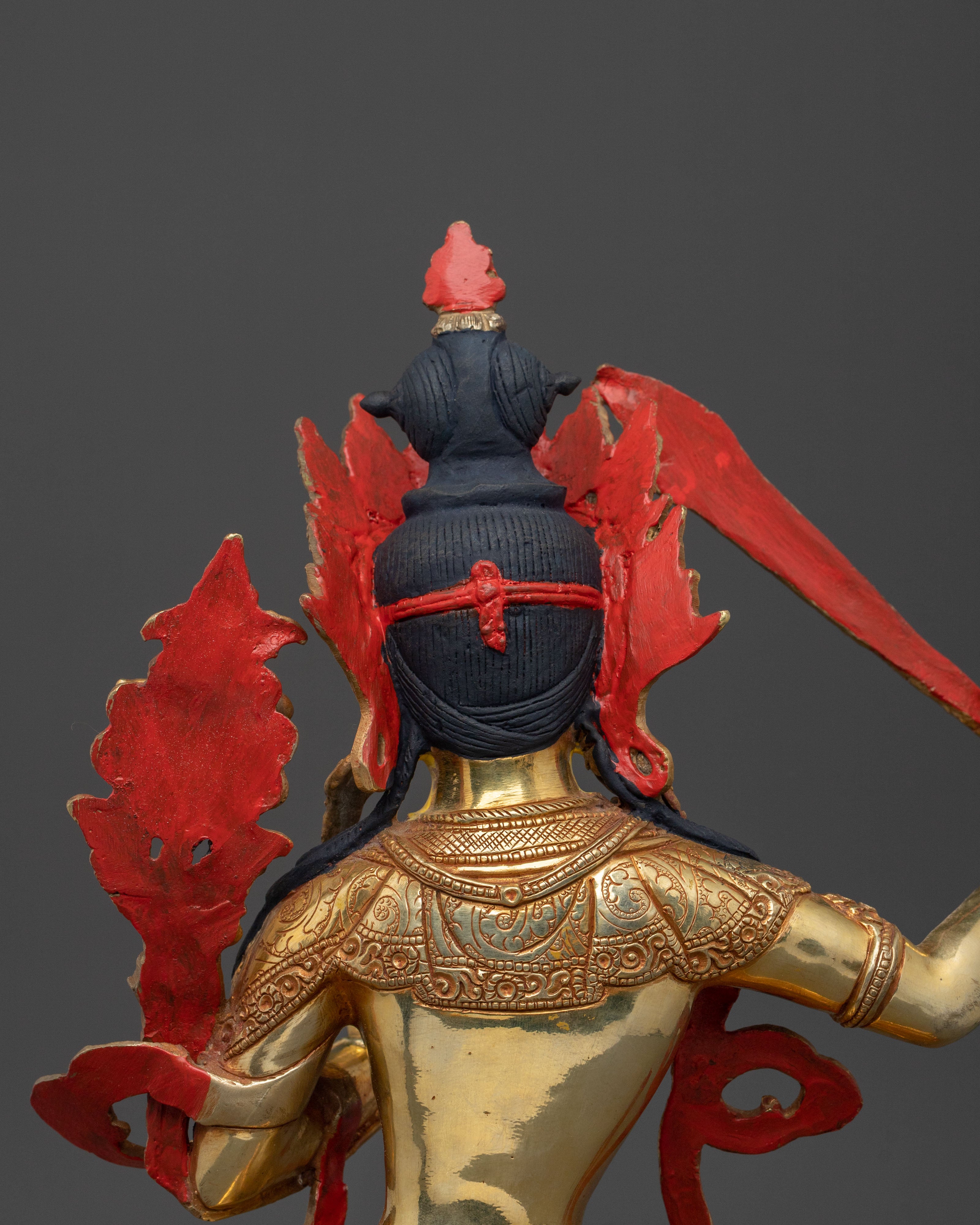 Handcrafted Manjushri Spiritual Statue | Radiant Wisdom