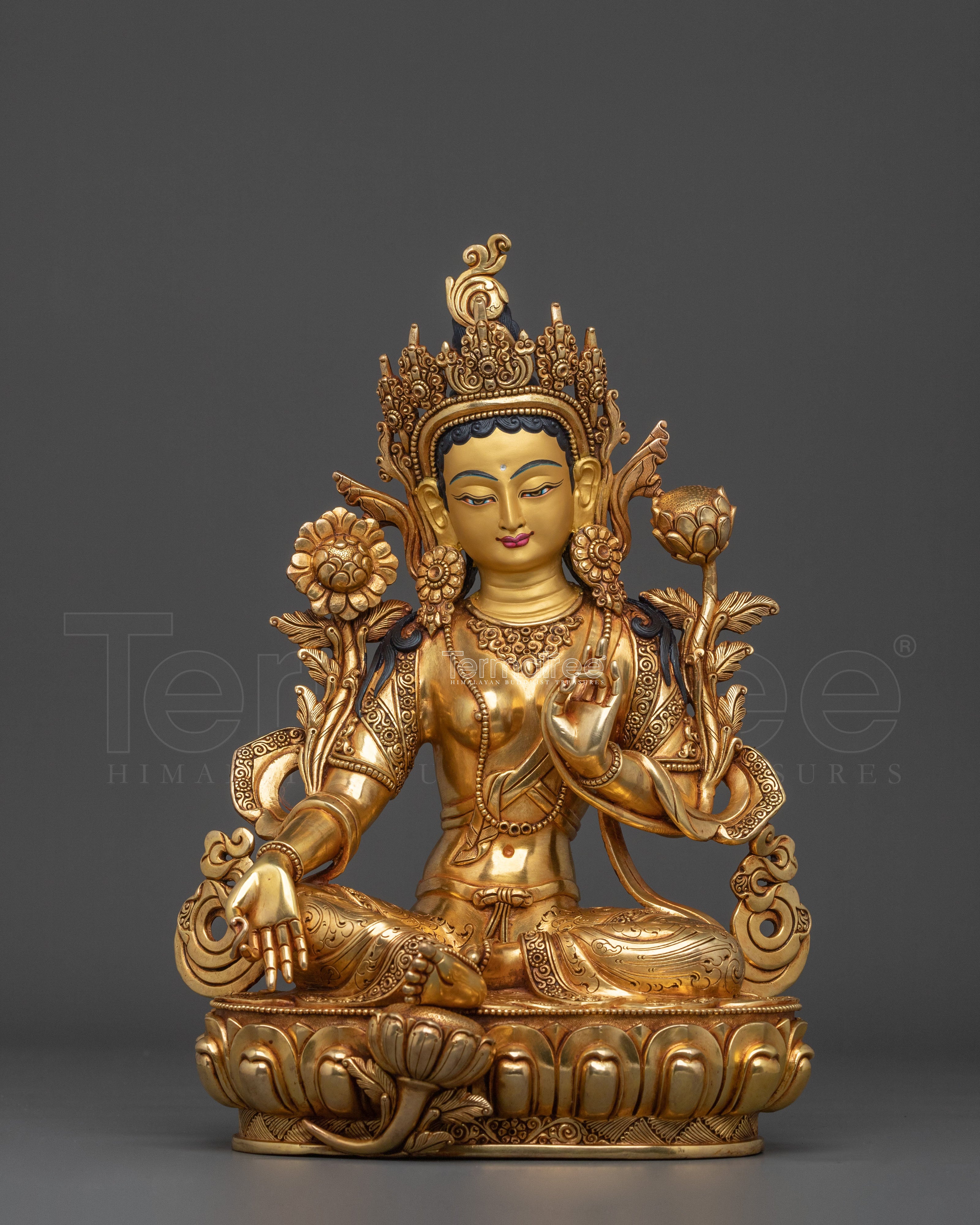 Green Tara Statue
