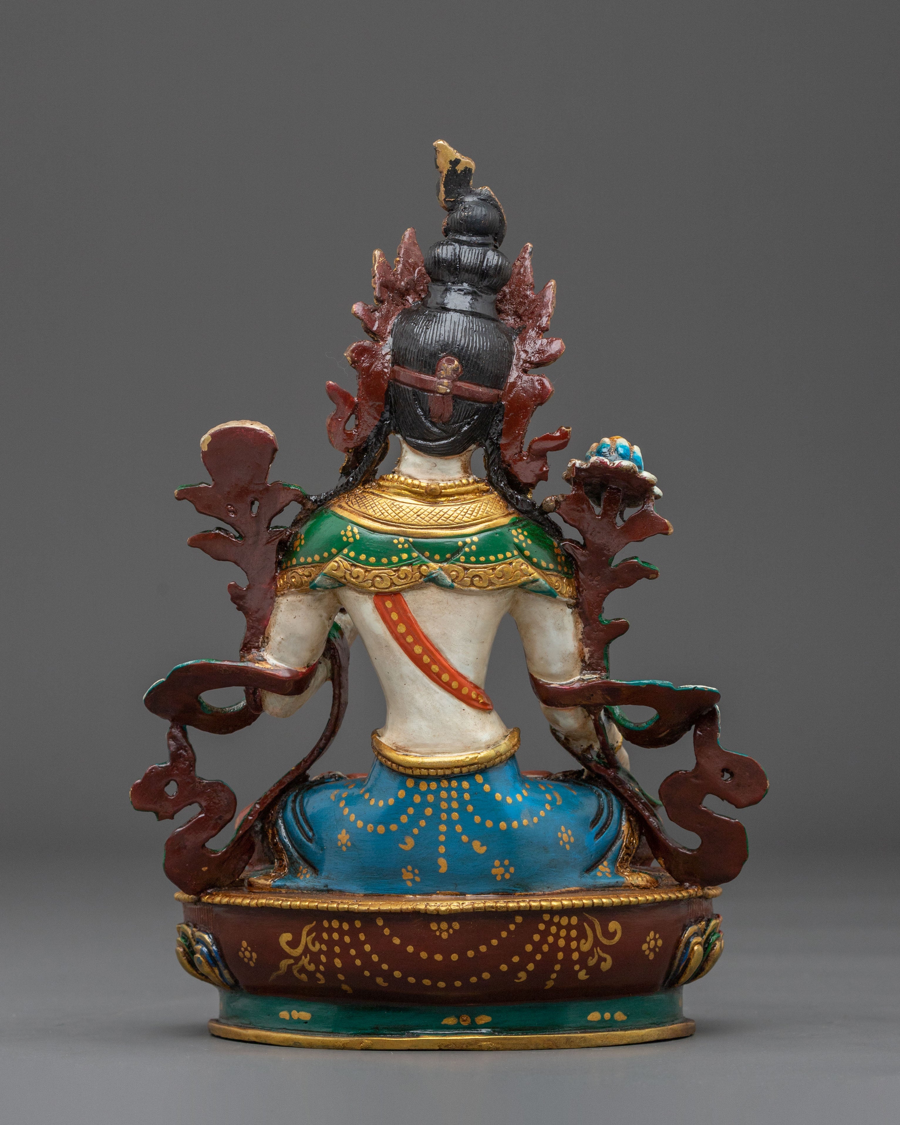 White Tara Figurine of Protection | Seven-Eyed Deity