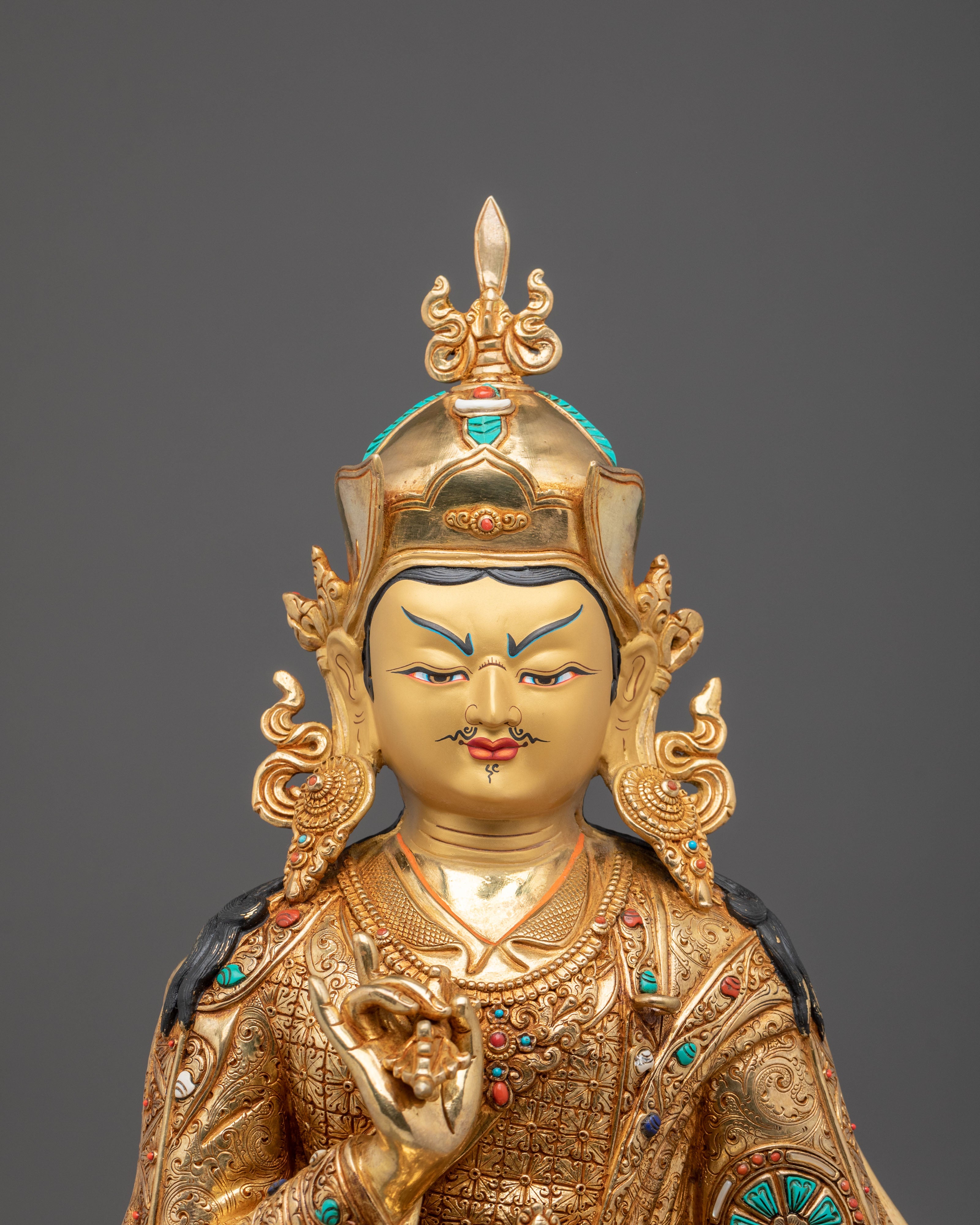 Guru Tsoyke Dorje Copper Figurine | Symbol of Wisdom