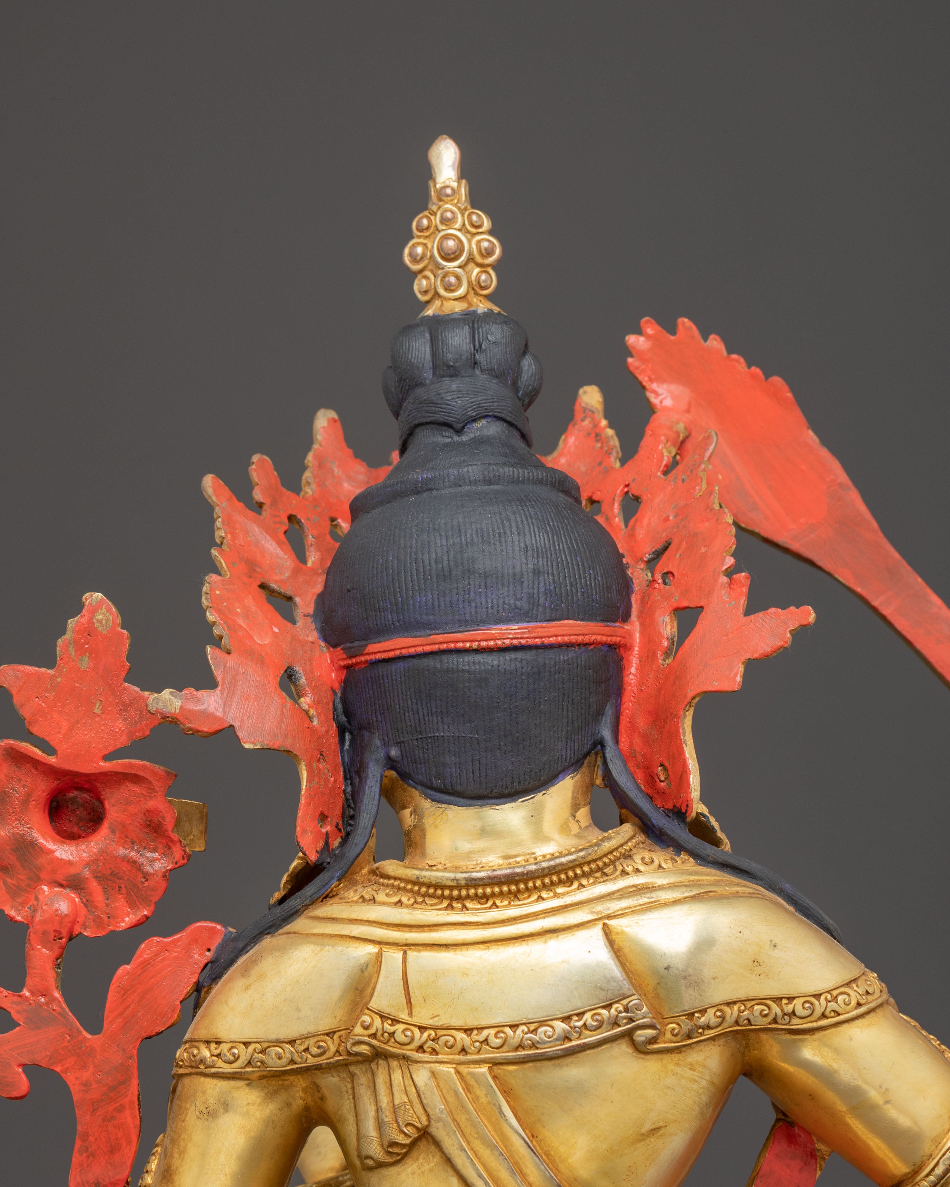 Handmade Copper Statue of Bodhisattva Manjushri | Embodiment of Wisdom