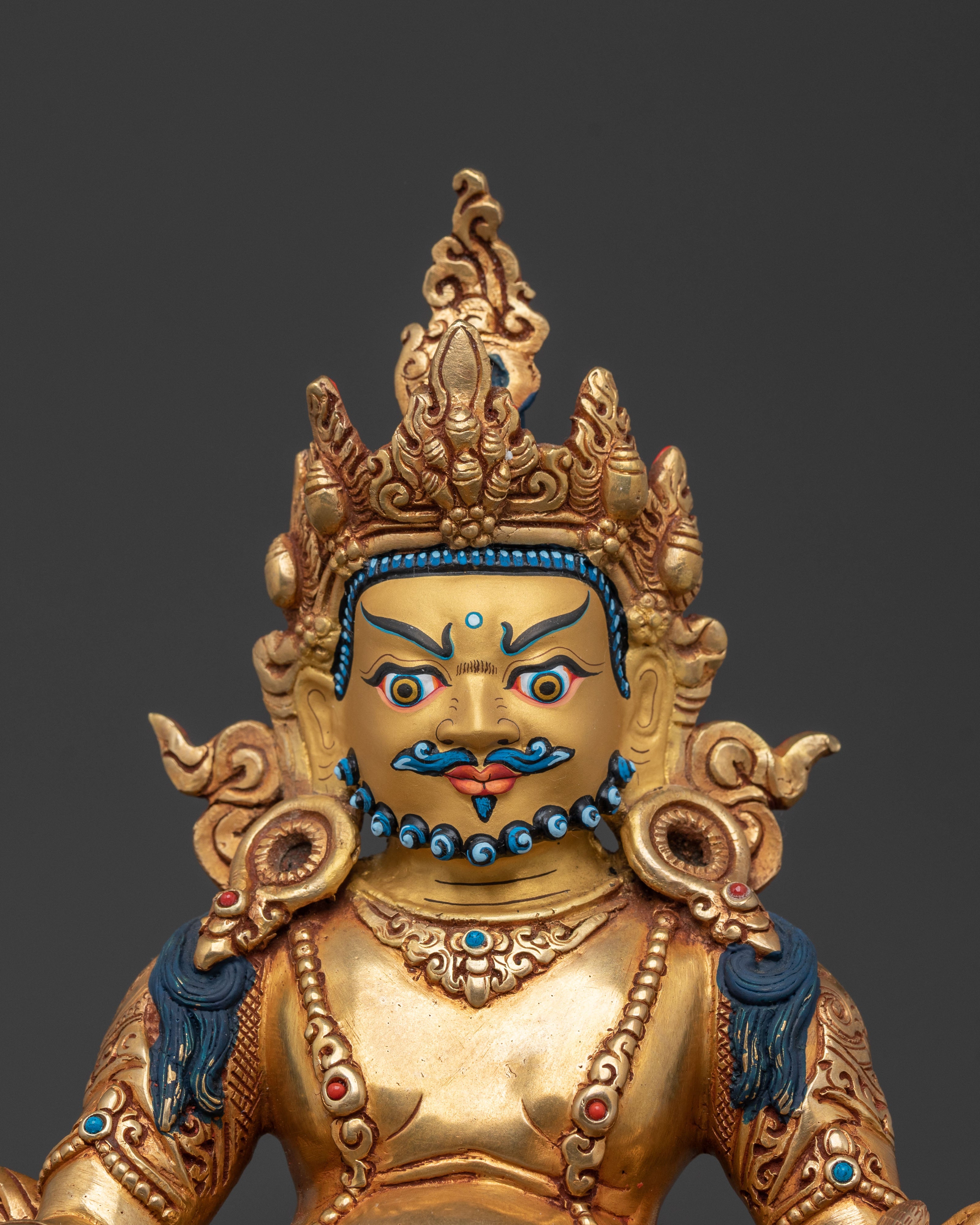 Handcrafted Dzambhala Spiritual Statue | Wealth Deity