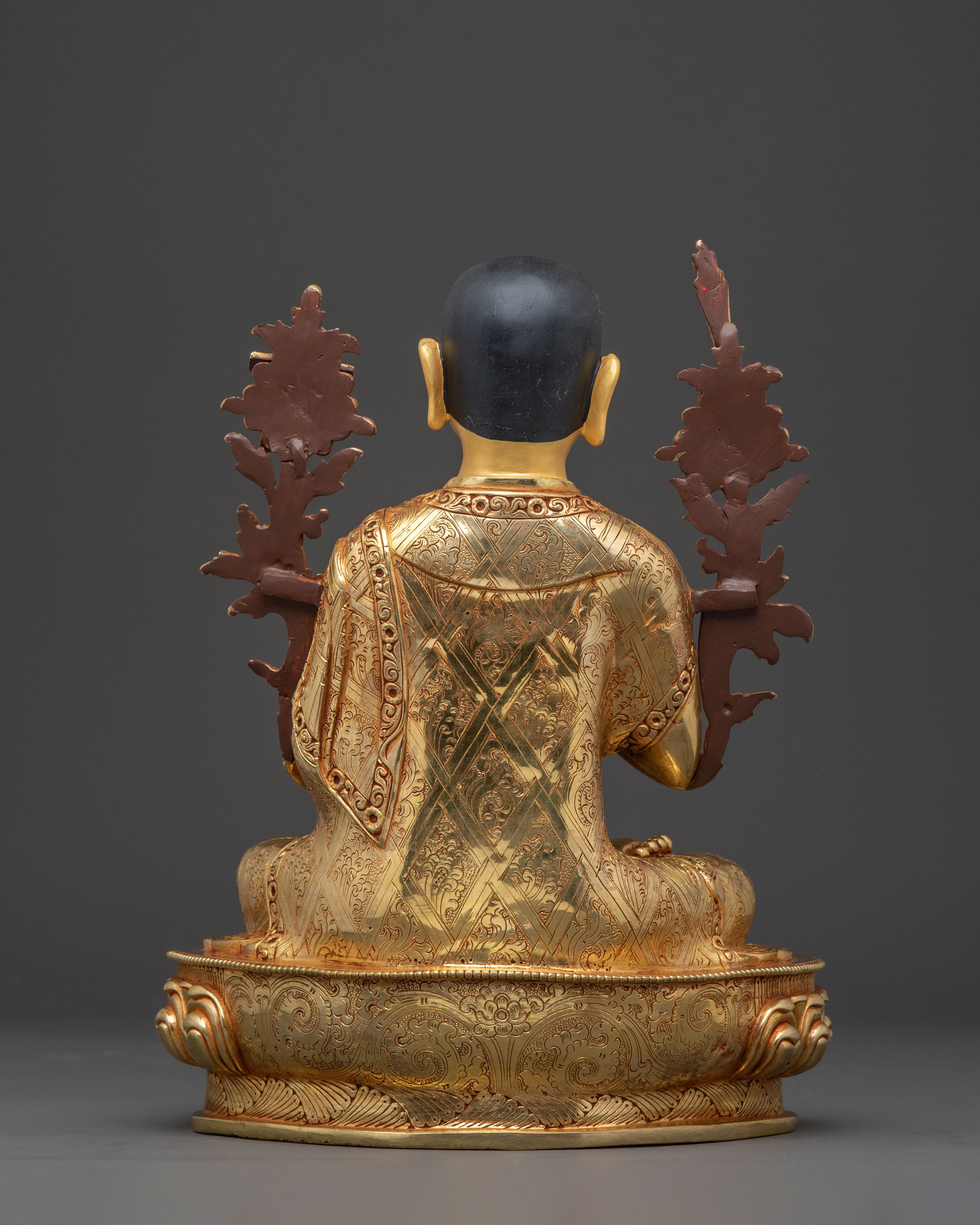 Tsongkhapa Spiritual Statue – 24K Gold Gilded