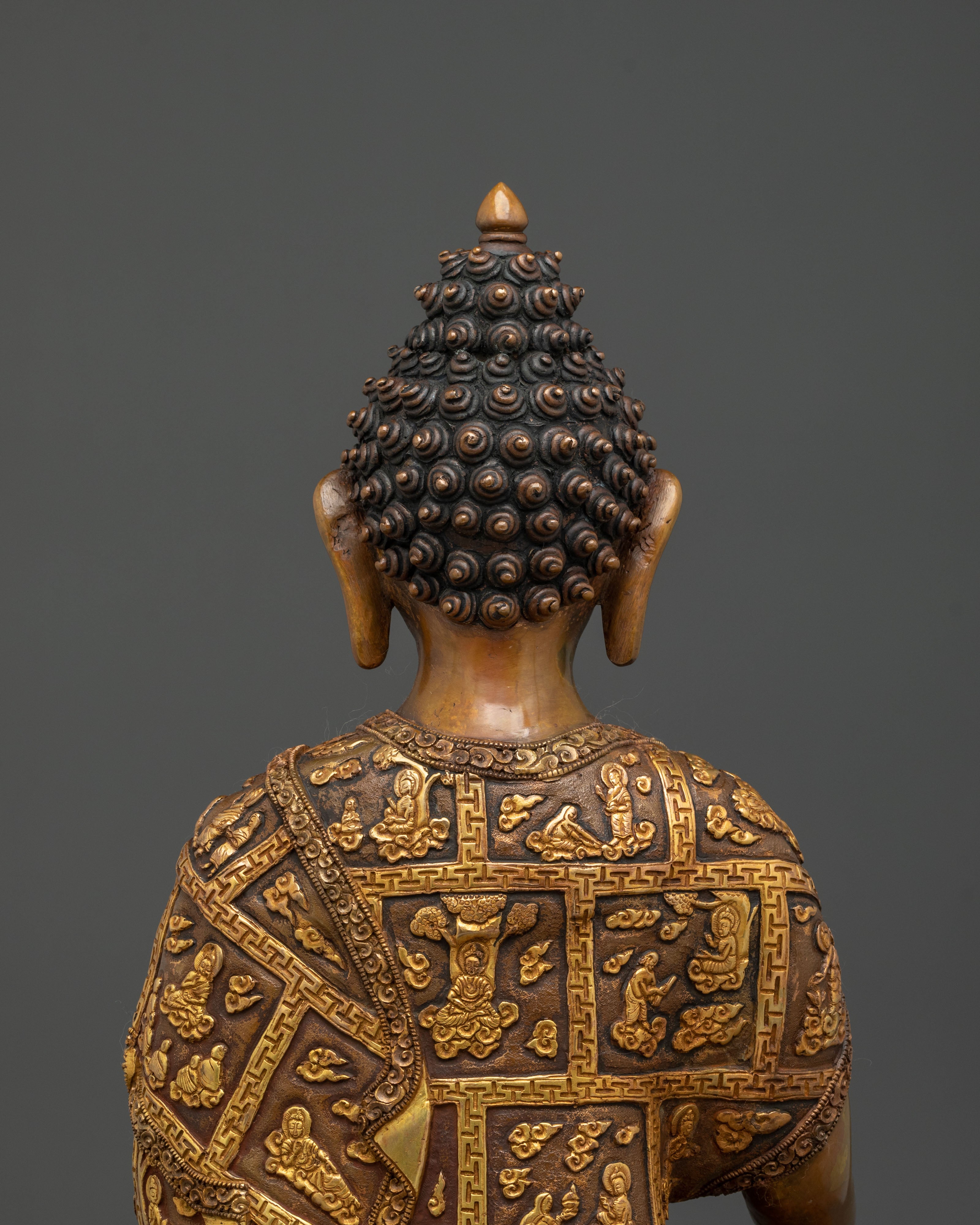 Hand-Carved Shakyamuni Buddha Figurine | Home Decor