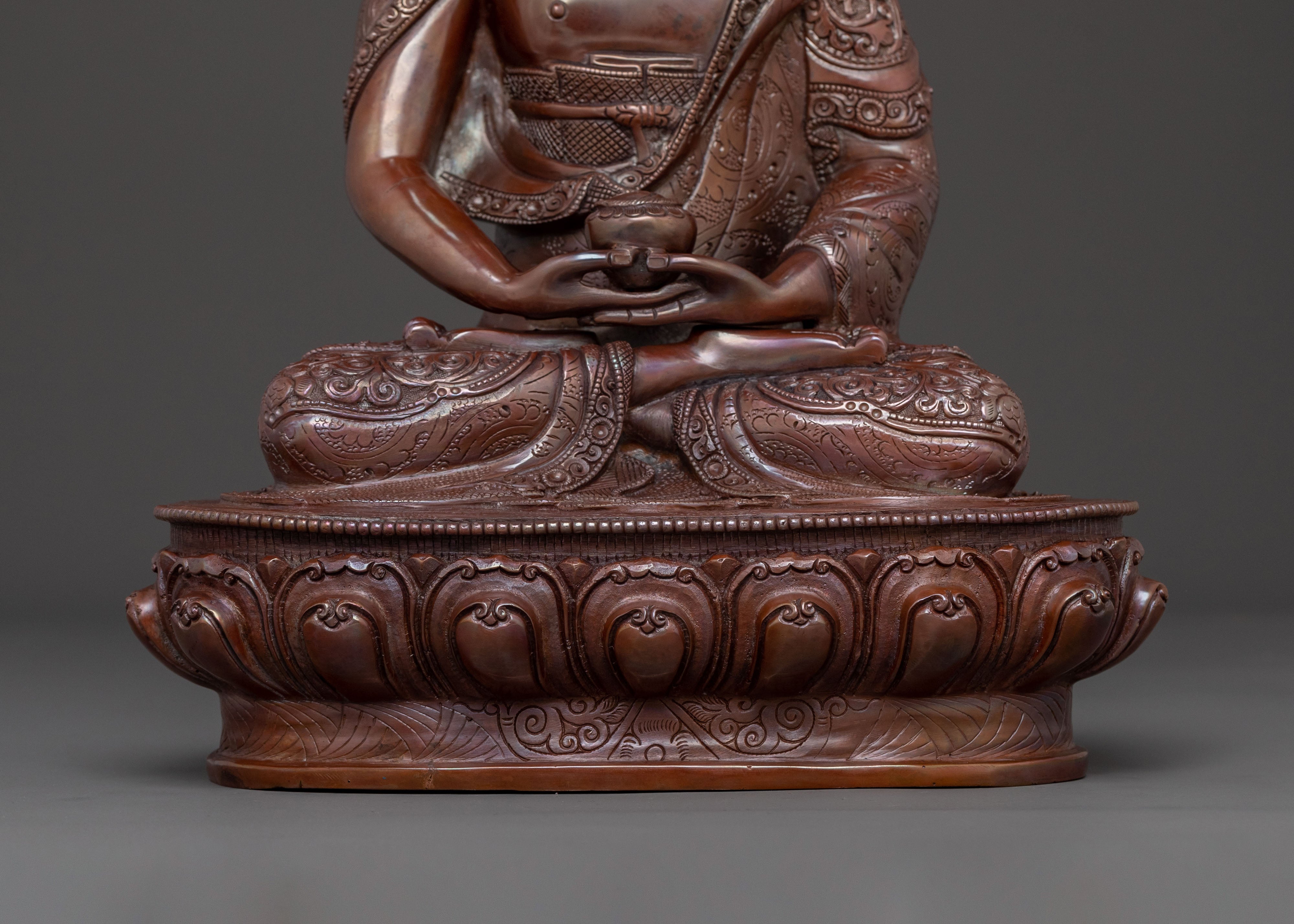 Hand-Carved Amitabha Buddha Statue | Home Decor
