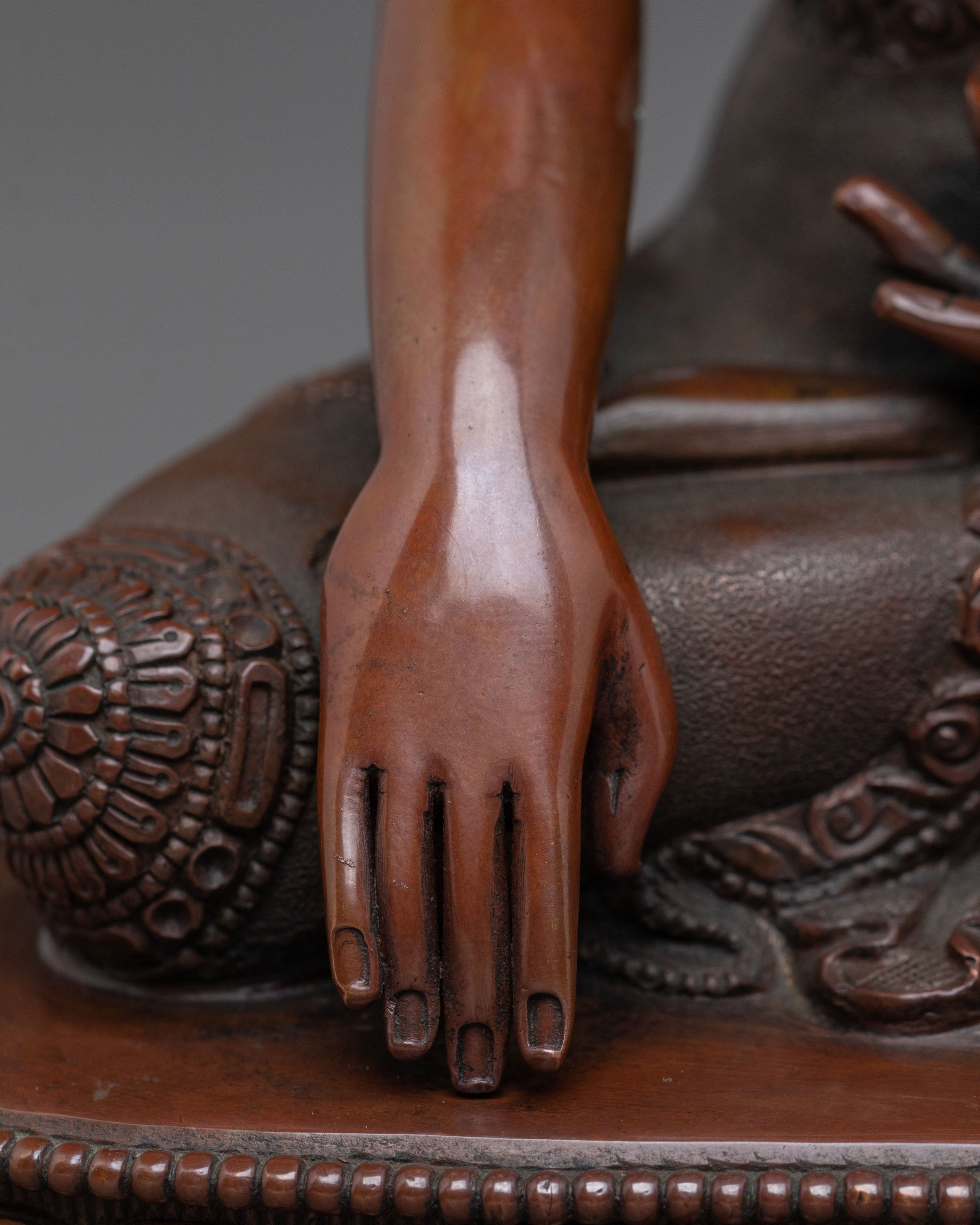 Shakyamuni Buddha Statue | Oxidized Figurine with Acrylic Painting