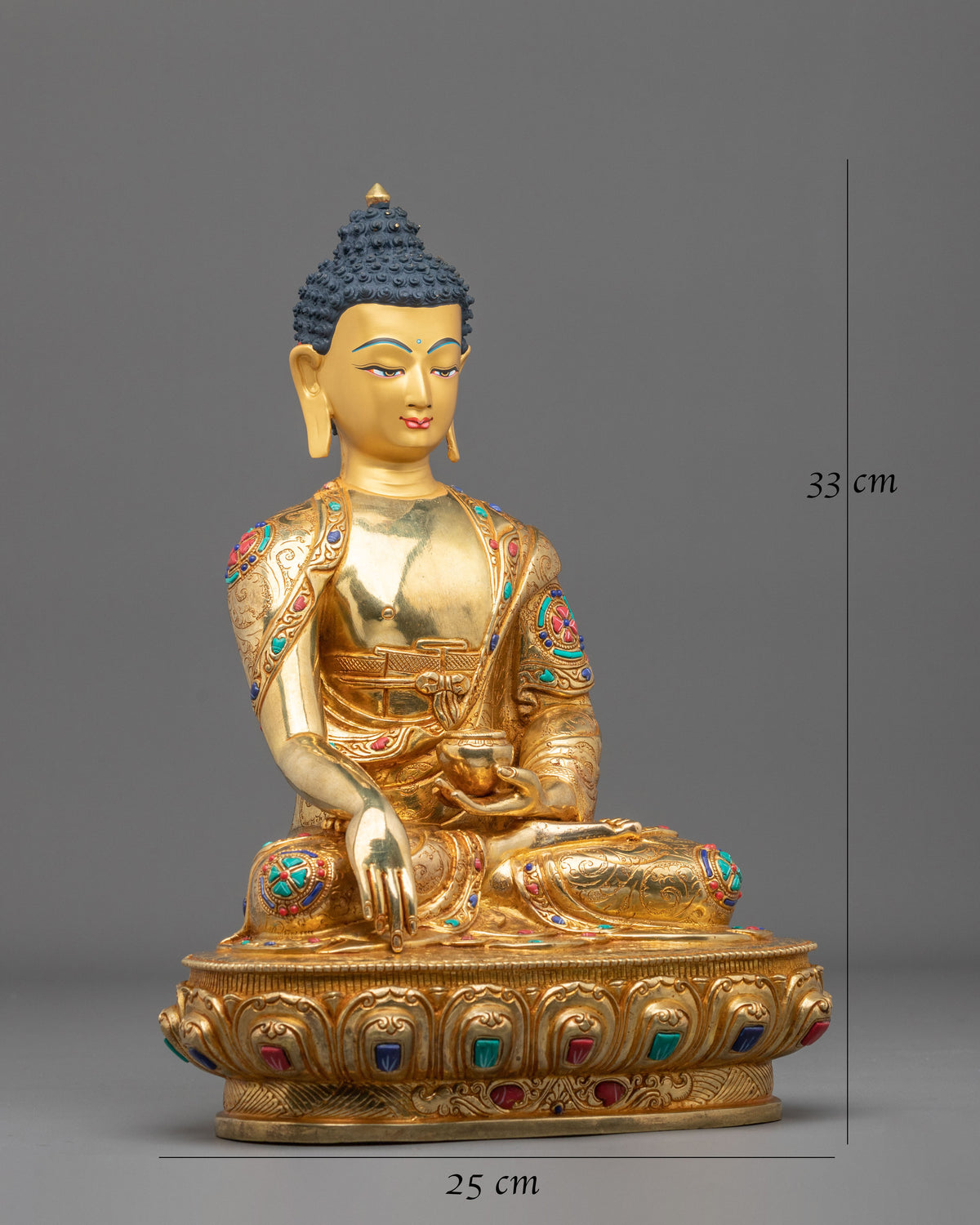 Spiritual Sage Shakyamuni Buddha Copper Statue