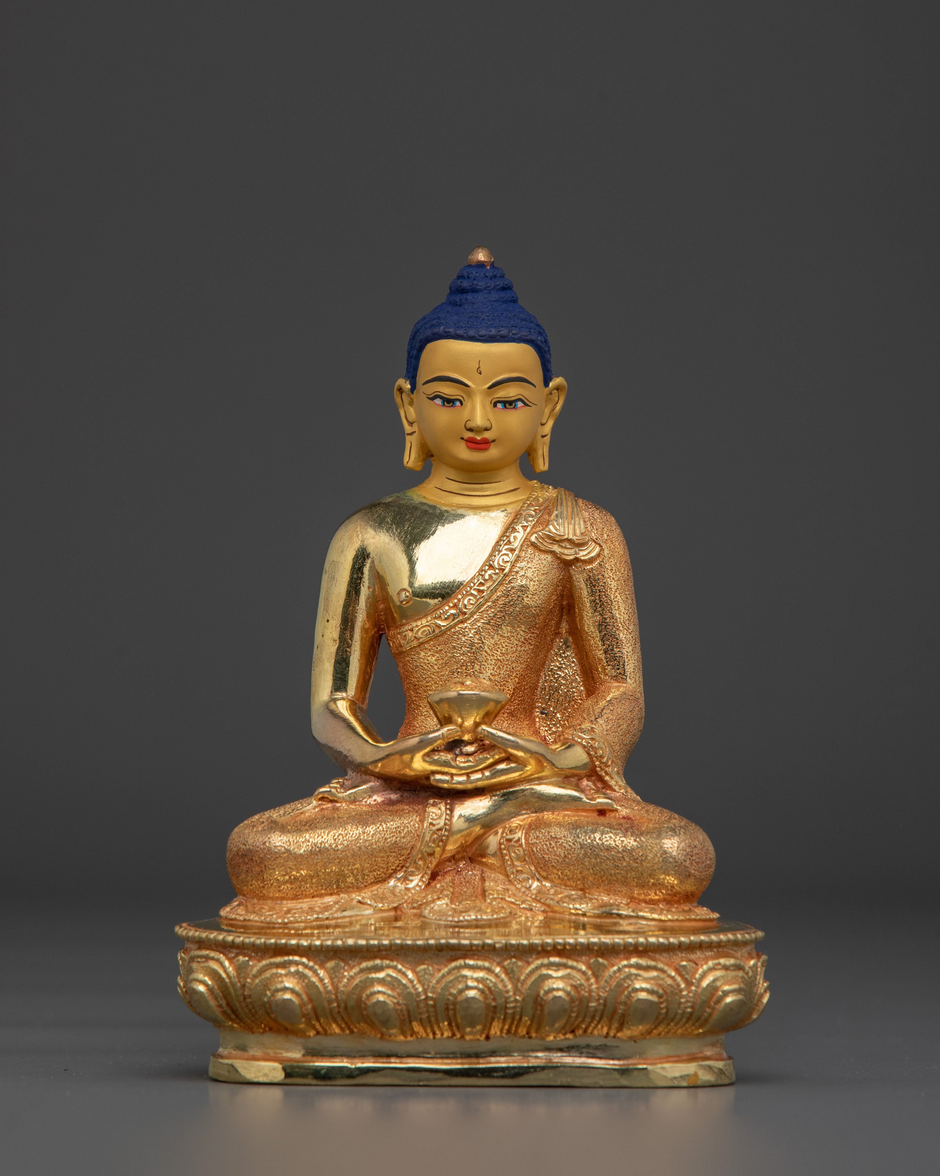 Copper Amitabha Buddha Sacred Statue | Made in Nepal