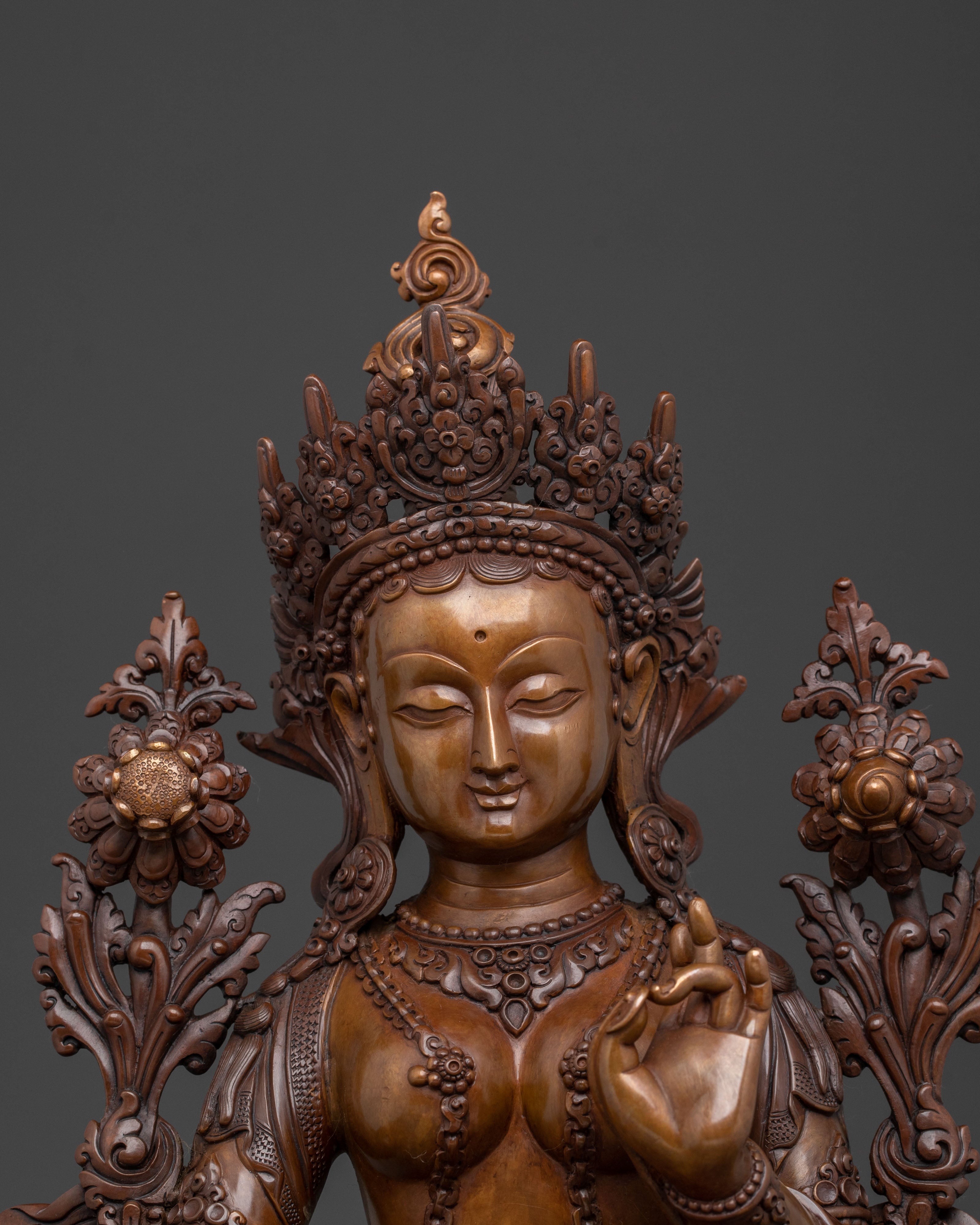 Green Tara Swift Blessing Statue | Goddess of Compassion & Protection
