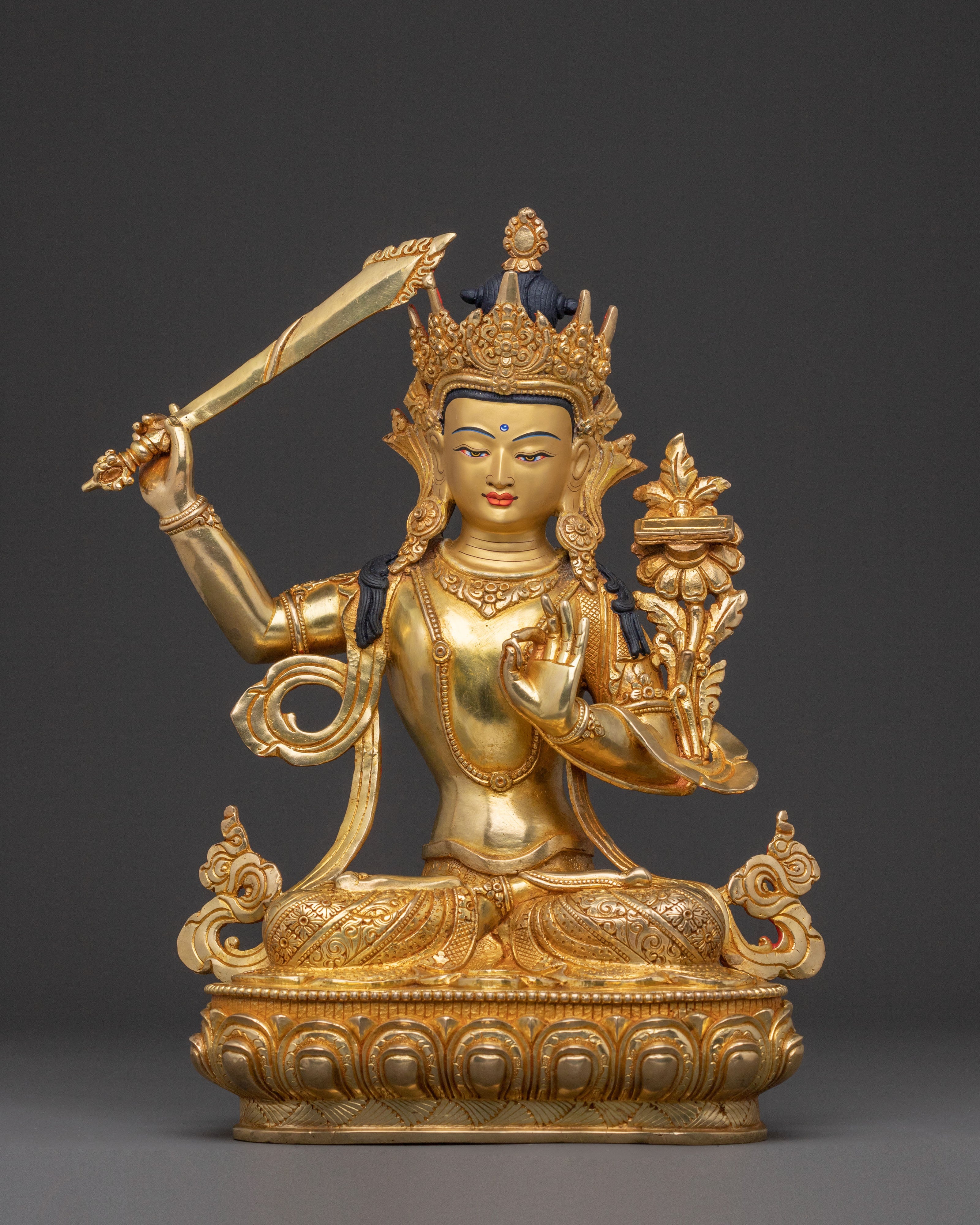 The Sword of Wisdom Manjushri Statue