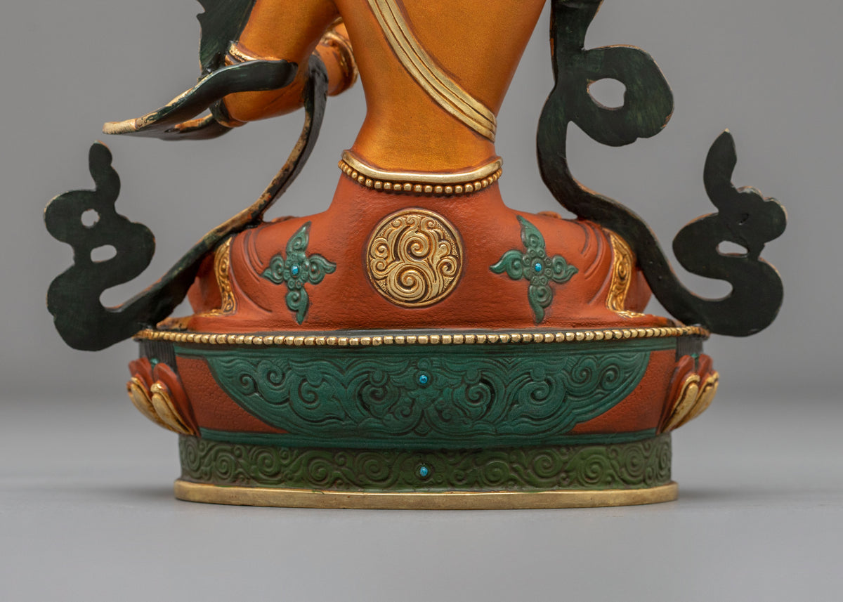 Manjushri Copper Figurine | Made in Nepal