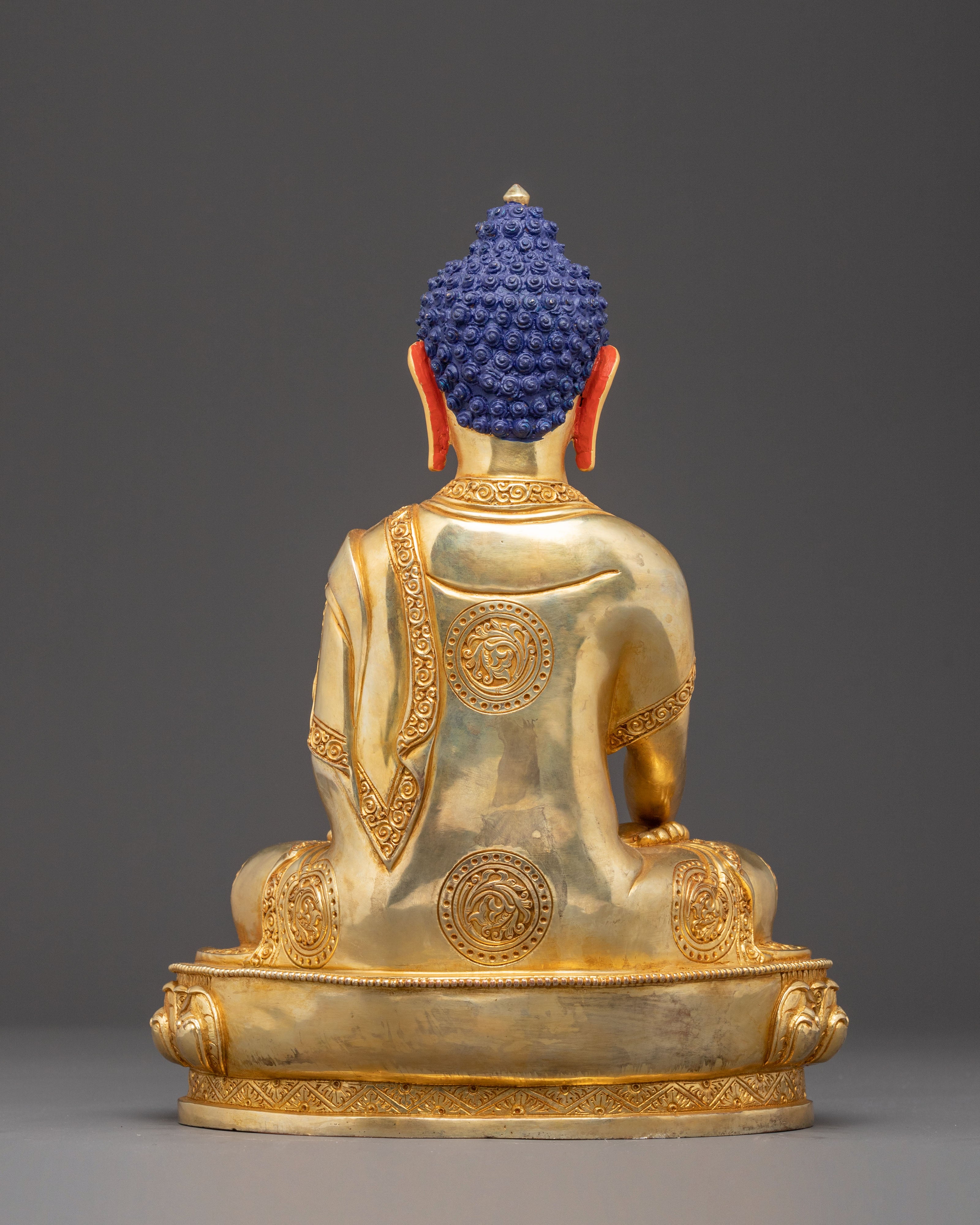 Handcrafted Enlightened Buddha Shakyamuni Statue