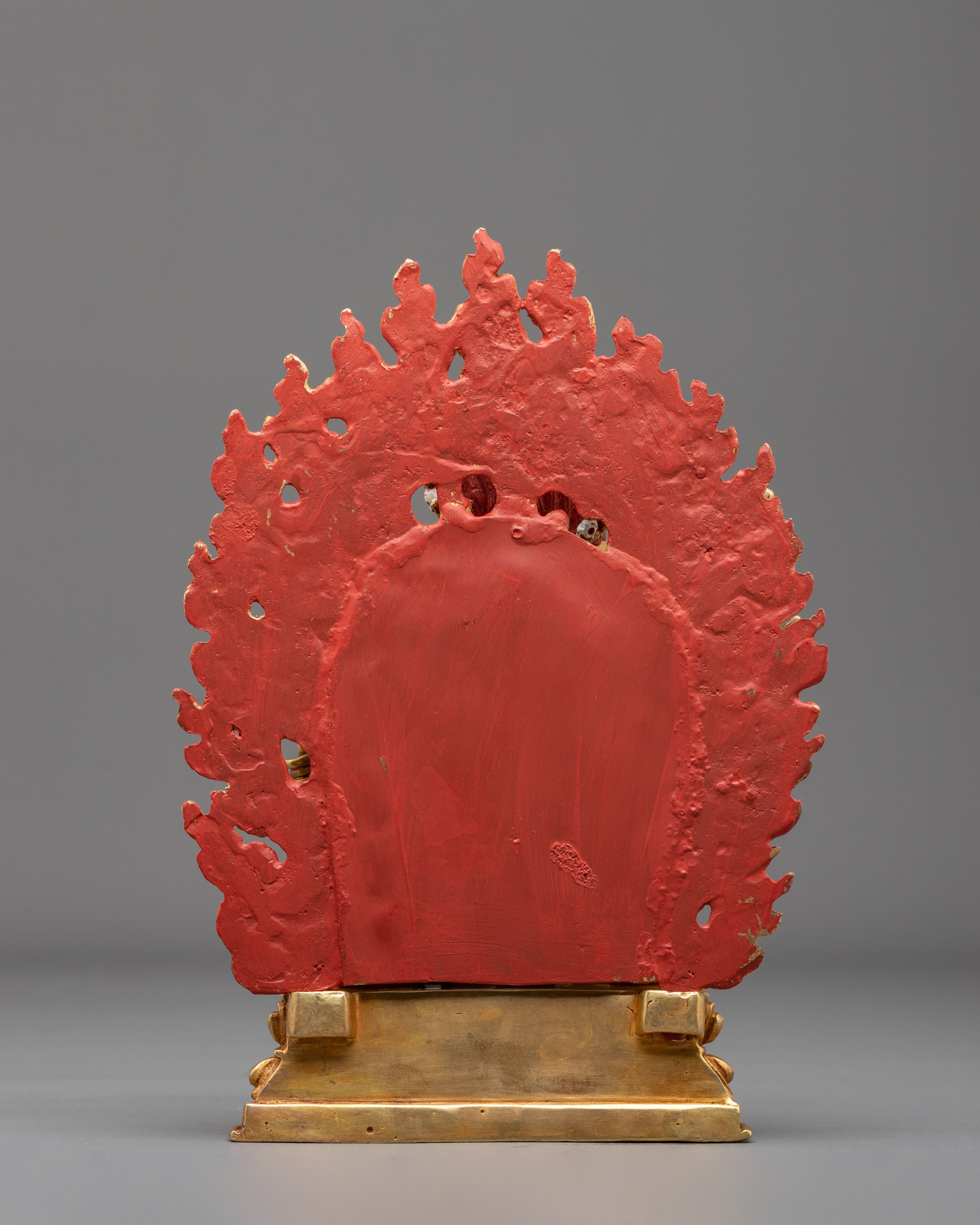 Vajrakilaya Statue | 24K Gold Sacred Sculpture