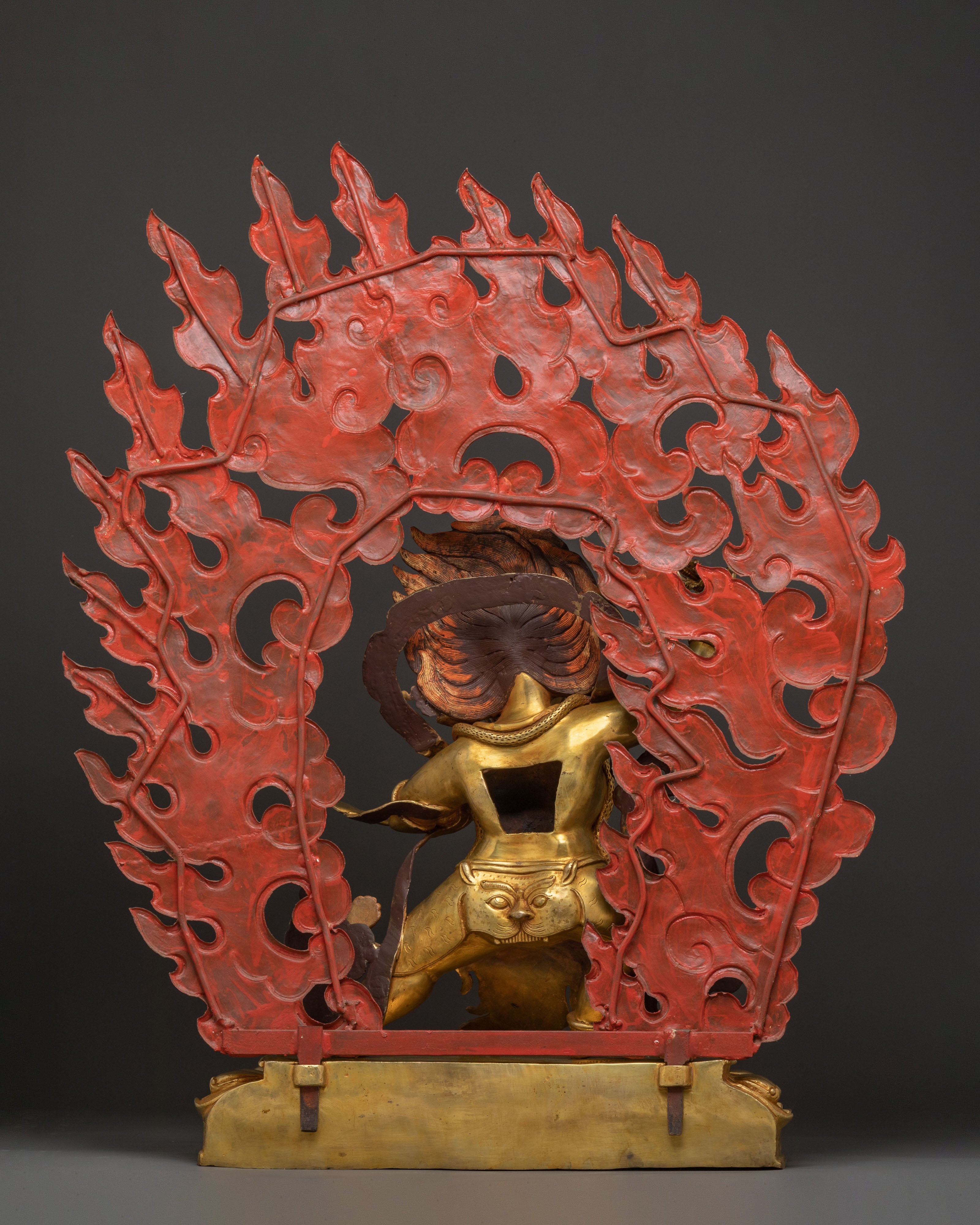 Vajrapani Protector Gilded Statue – Spiritual Decor