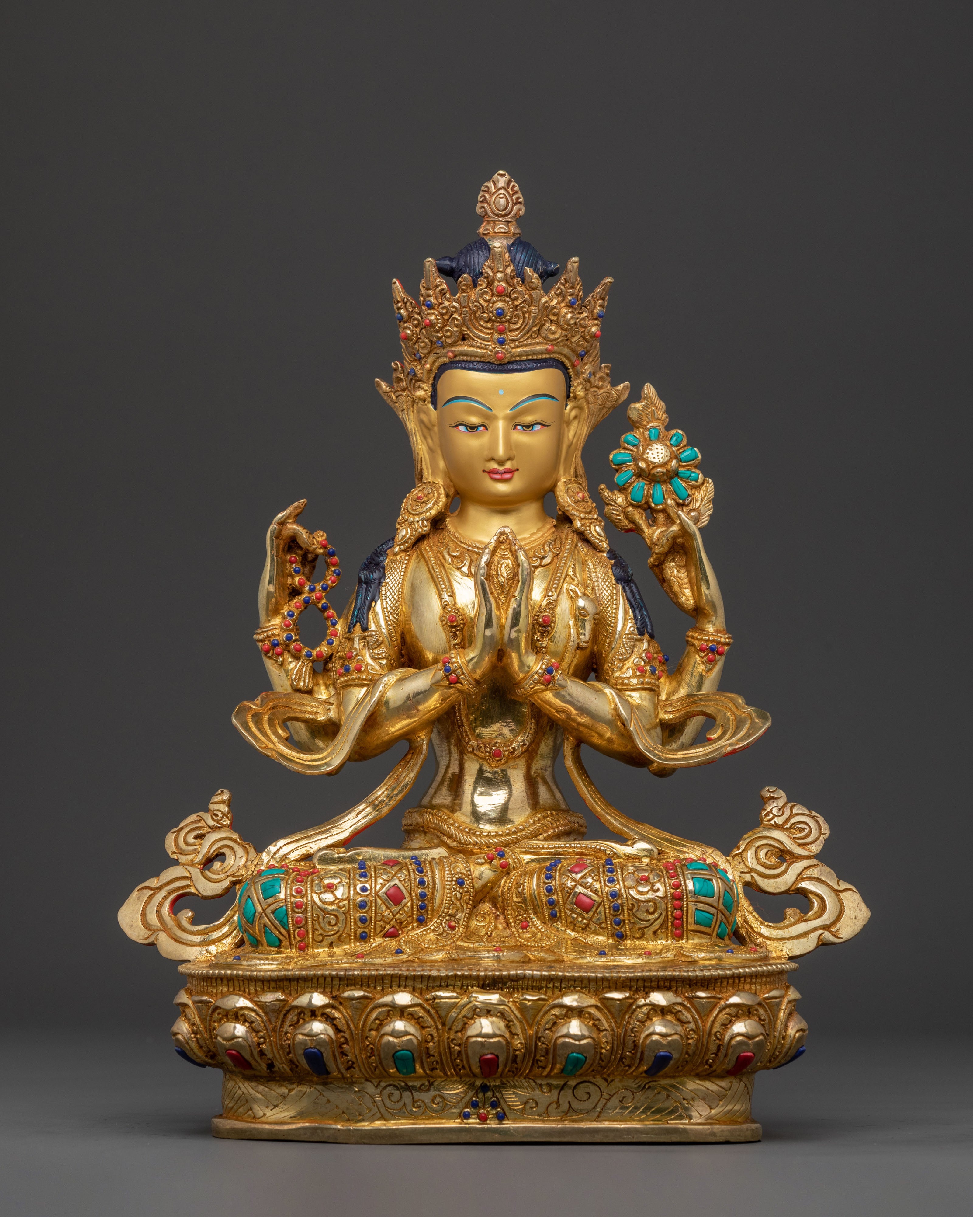 Chenrezig Blessing Statue | Symbol of Compassion and Spiritual Blessings