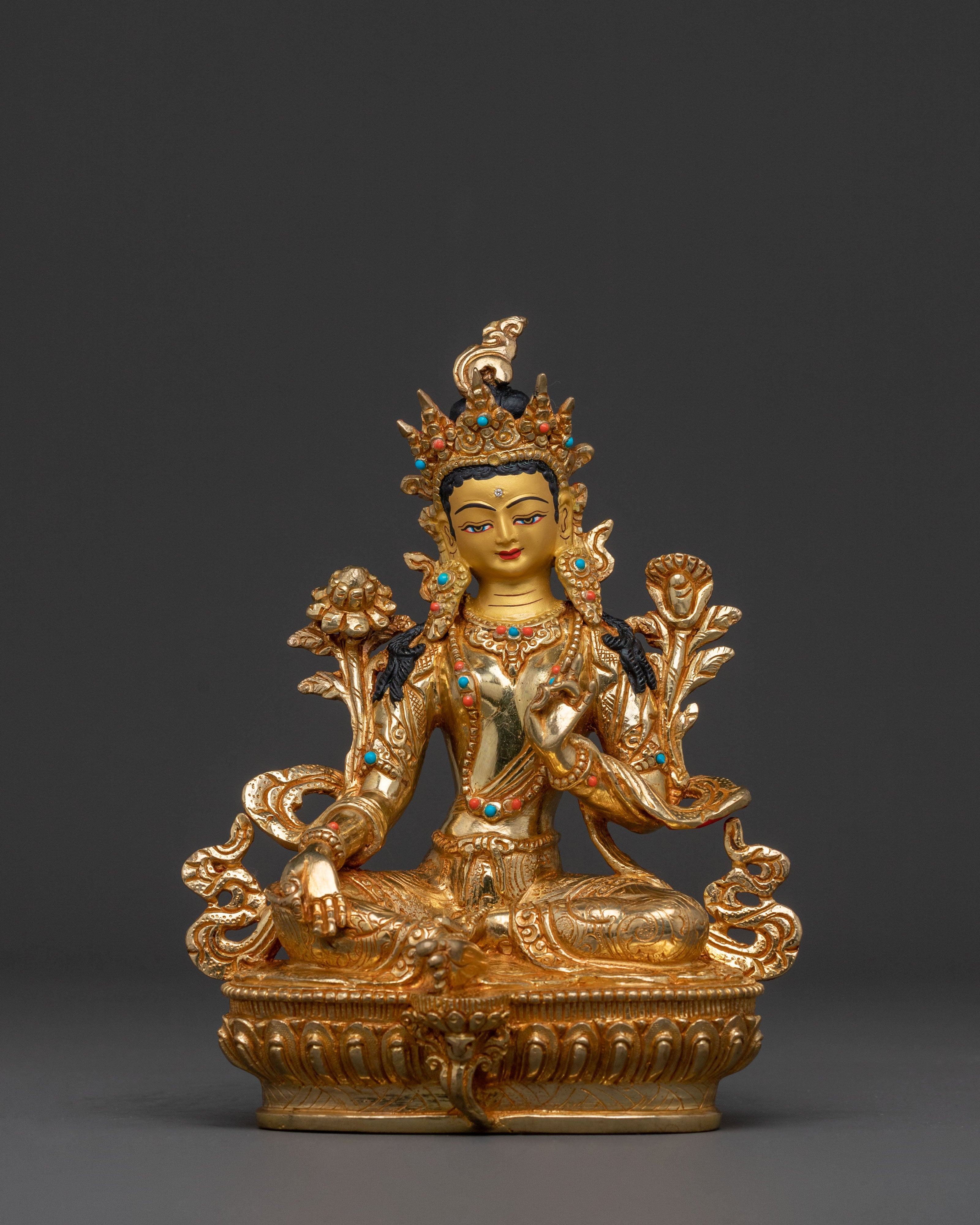 Green Tara Statue