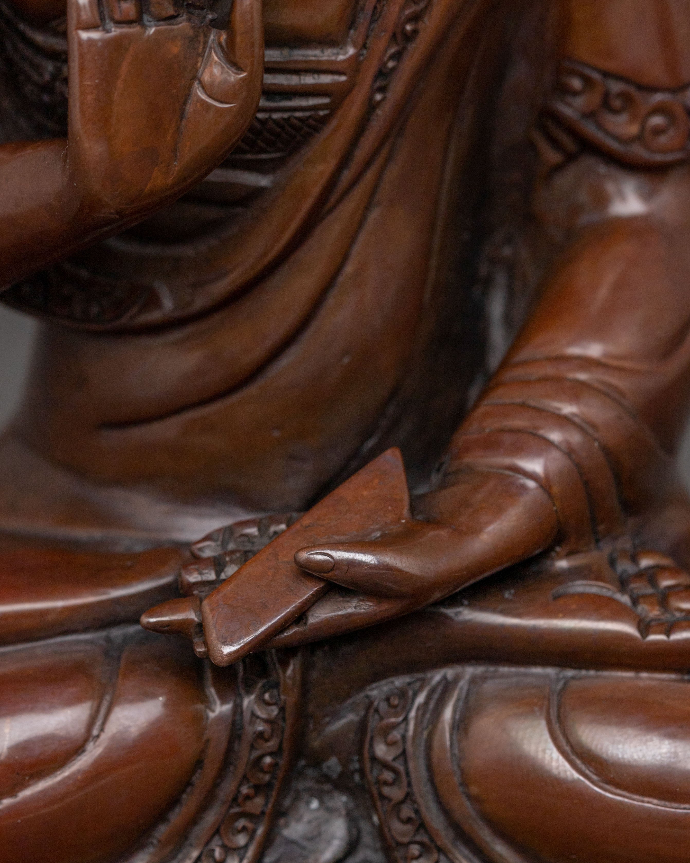 Tsongkhapa Divine Statue with Disciples: Altar Decor