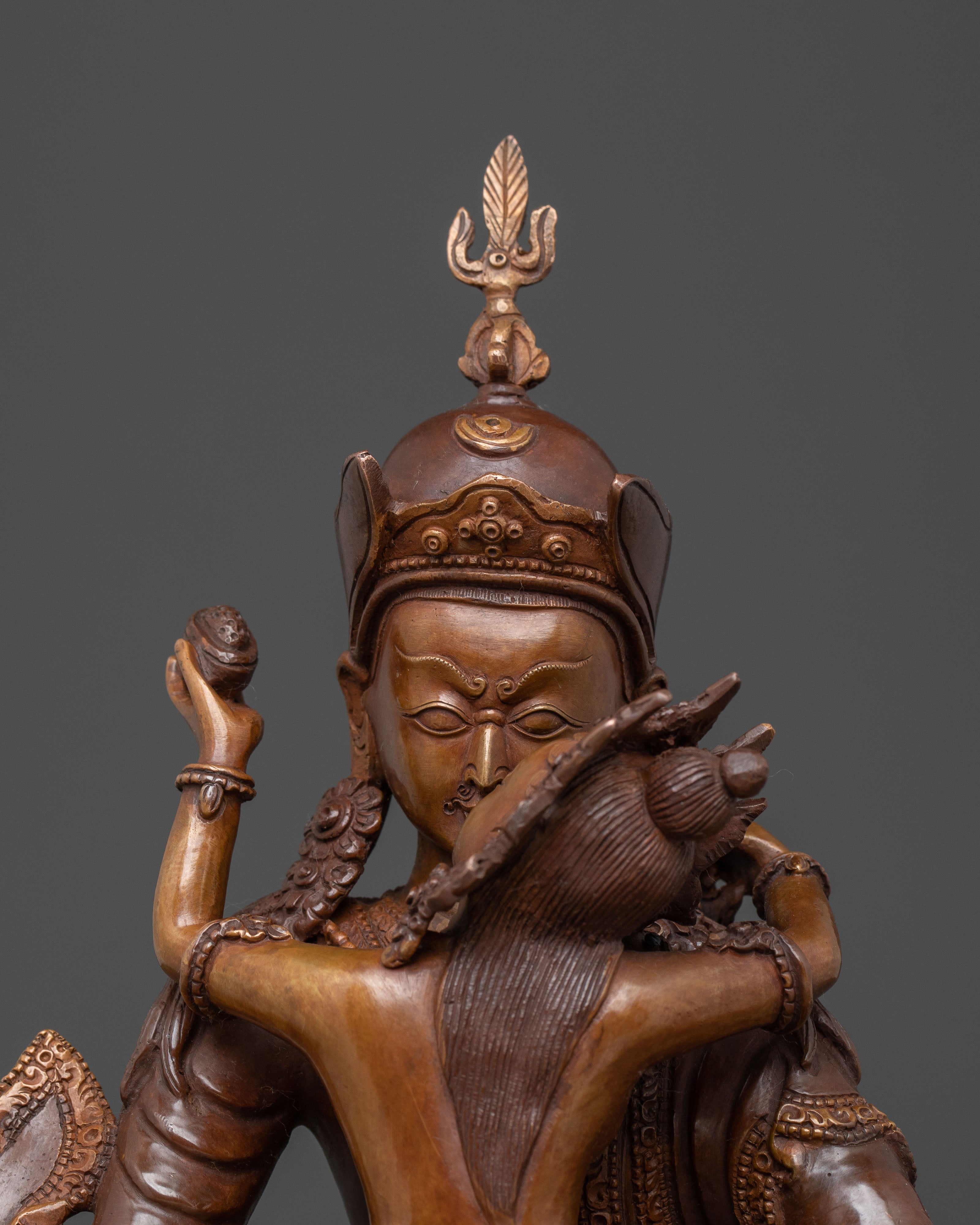 Guru Rinpoche Statue with Consort | Spiritual Decor